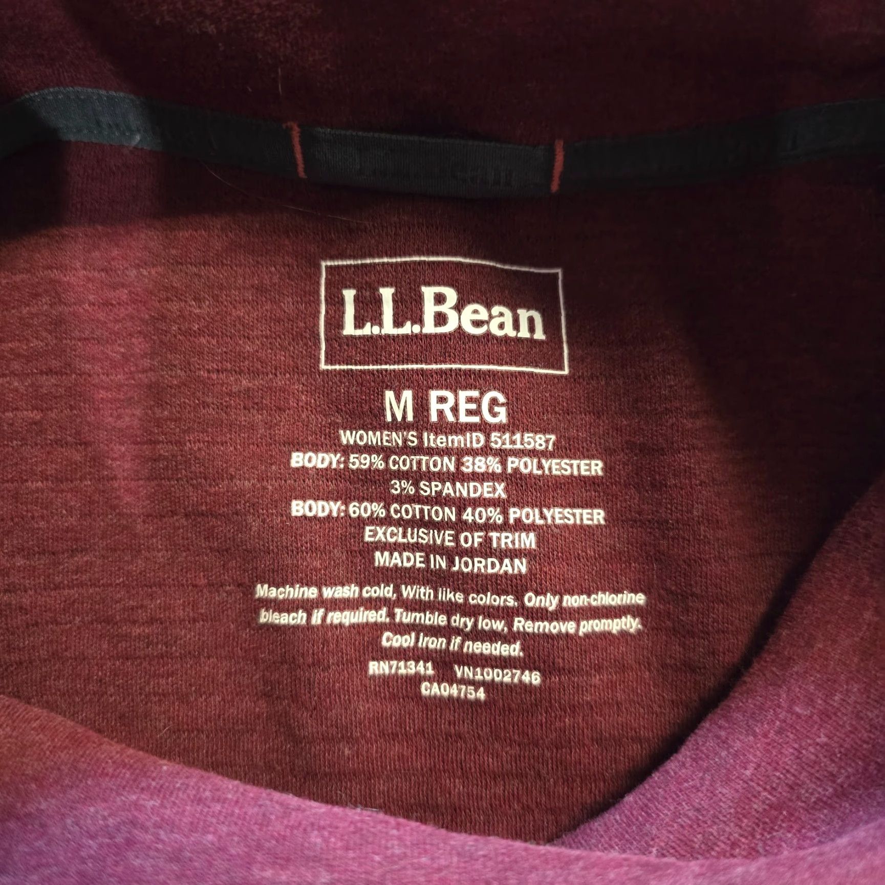 Vintage LL Bean Sweater Womens Medium Red Cozy Knit Cowl Neck Outdoor Casual Pullover Raglan Sleeve Winter Fall Spring Fashion Women Size M / US 6-8 / IT 42-44 - 4 Thumbnail