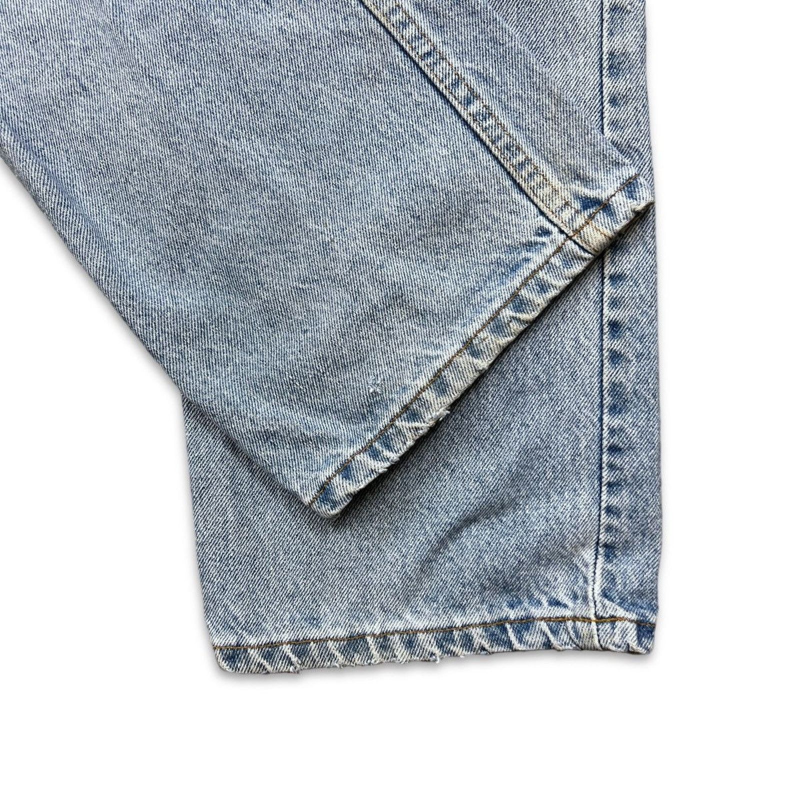 Levi's × Vintage Vintage Levi's 619 Jeans 32x29 Wide Baggy 90s Denim Pants Size US 32 / EU 48 - 6 Thumbnail
