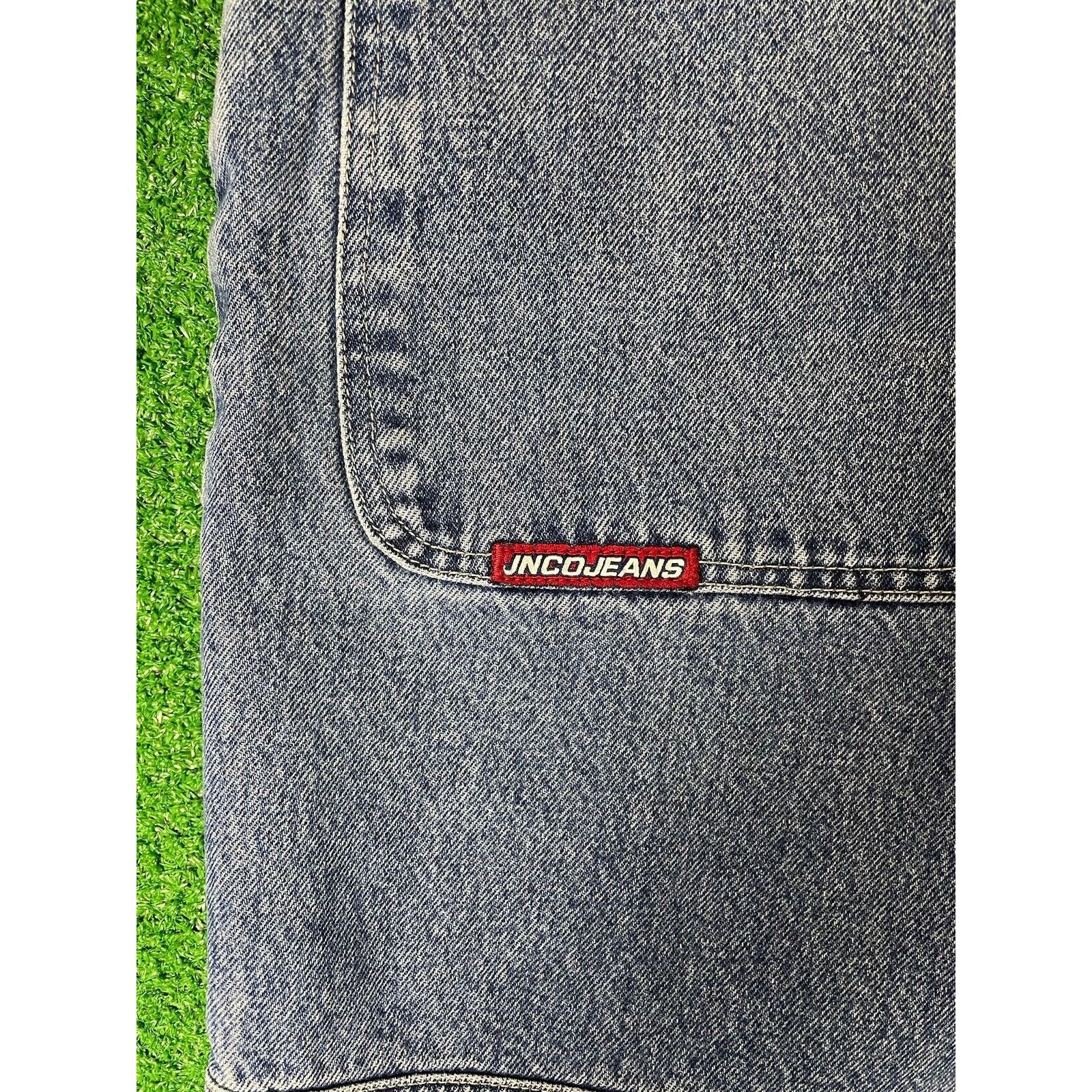 JNCO Vintage Y2K JNCO Pipe Wed Leg Medium 30 Denim Jean Shorts Size US 30 / EU 46 - 8 Thumbnail