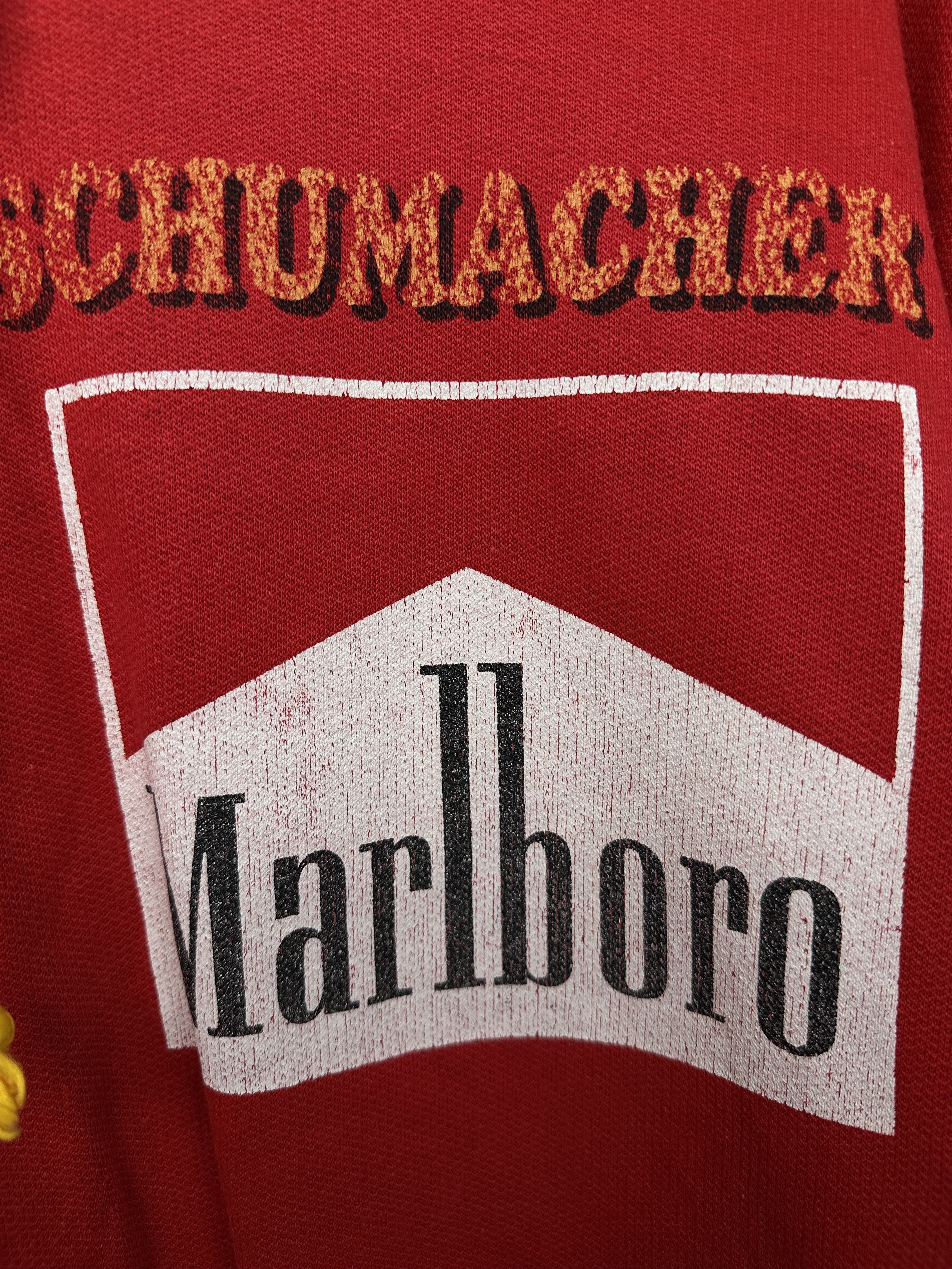 Marlboro Michael Schumacher Ferrari Marlboro 90s Vintage Mens Hoodie Size US XXL / EU 58 / 5 - 7 Thumbnail