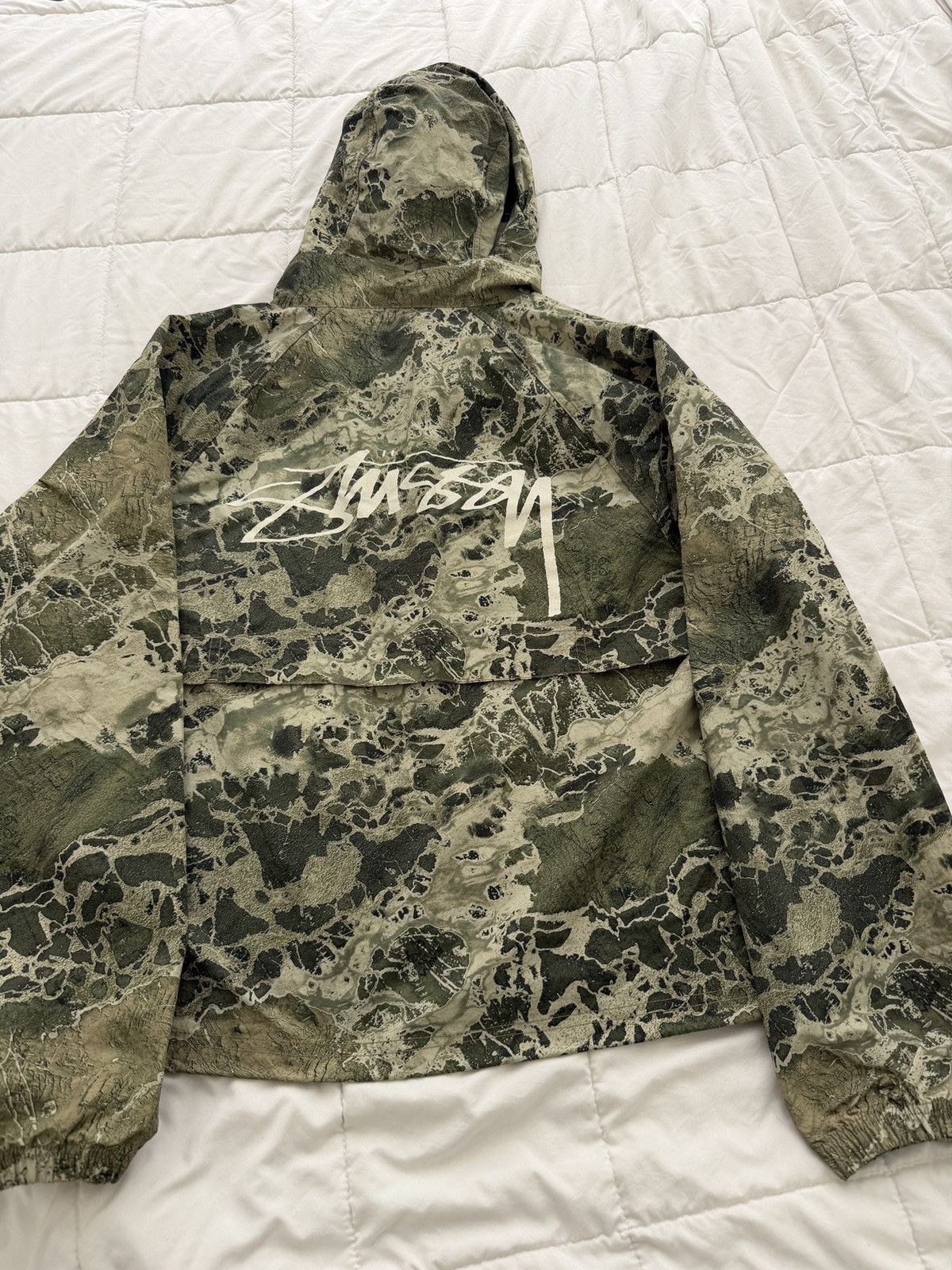 Stussy Stüssy Beach Shell Floral Nylon Jacket | Grailed