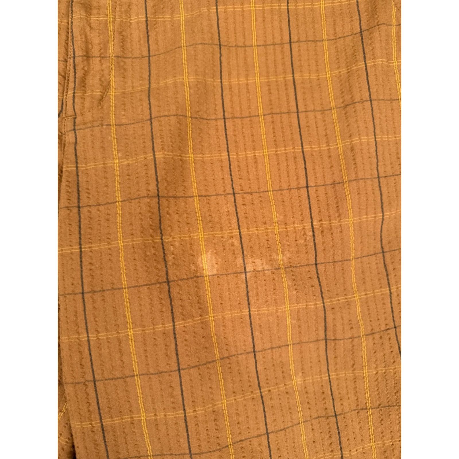Patagonia Patagonia Shorts Mens 34 Brown Plaid Polyester Cotton Blend 34x10 Vintage Chino Casual Summer Fall Winter Beach Outdoors Mens Size US 34 / EU 50 - 3 Thumbnail