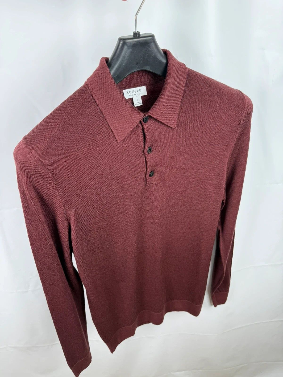 Sunspel Sunspel England 1860 Merino Wool Pullover Collared size S Size US S / EU 44-46 / 1 - 5 Thumbnail