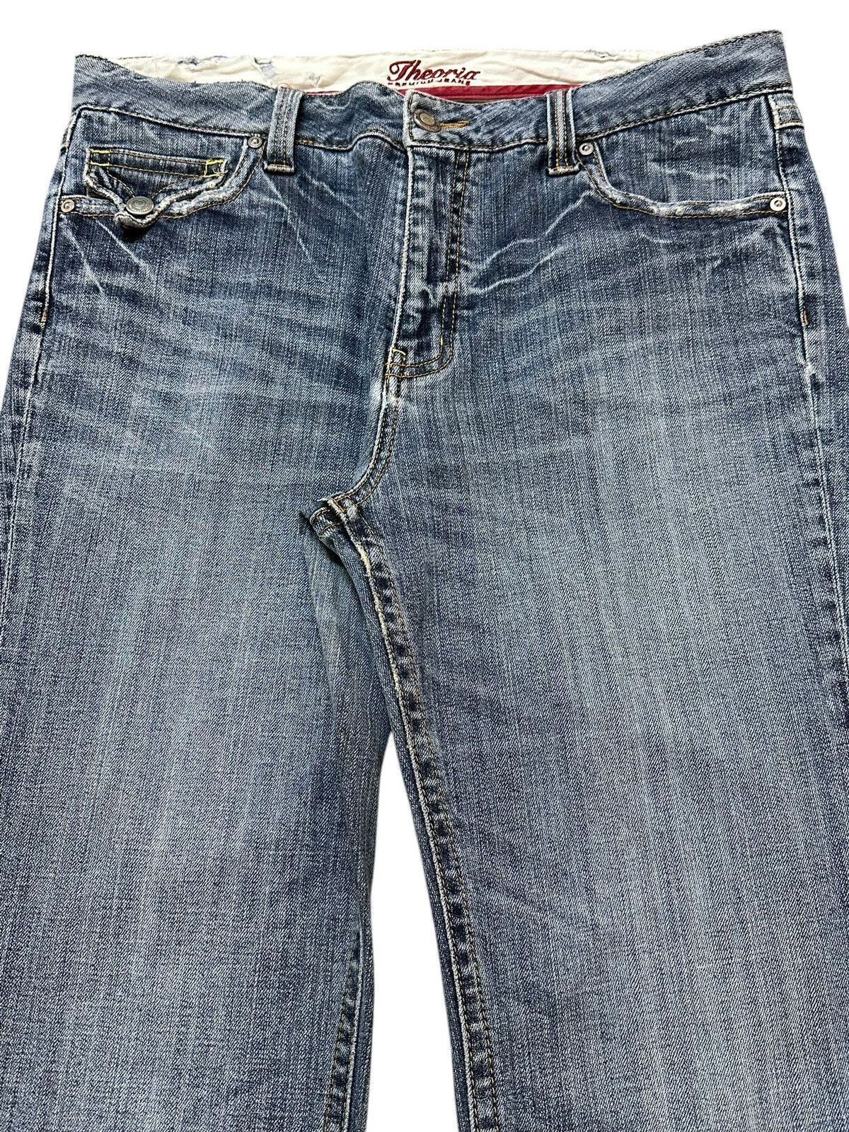 If Six Was Nine Vintage Japanese Brand Blue Wash Style Flare Jeans Size US 32 / EU 48 - 4 Thumbnail