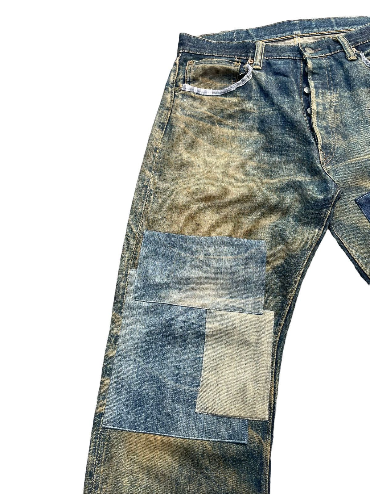 Japanese Brand × Vintage Vintage Gleem Selvedge Distresed Denim Size US 34 / EU 50 - 6 Thumbnail