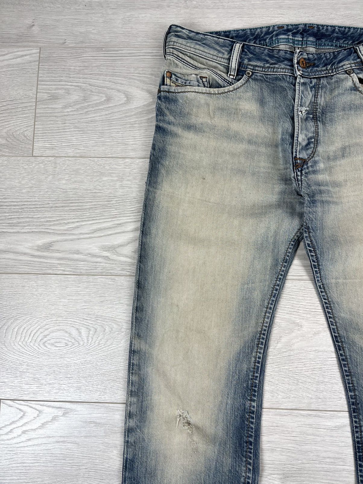 Diesel Diesel Italy Iakob Distressed Washed Denim Pants Jeans Size US 31 - 4 Thumbnail