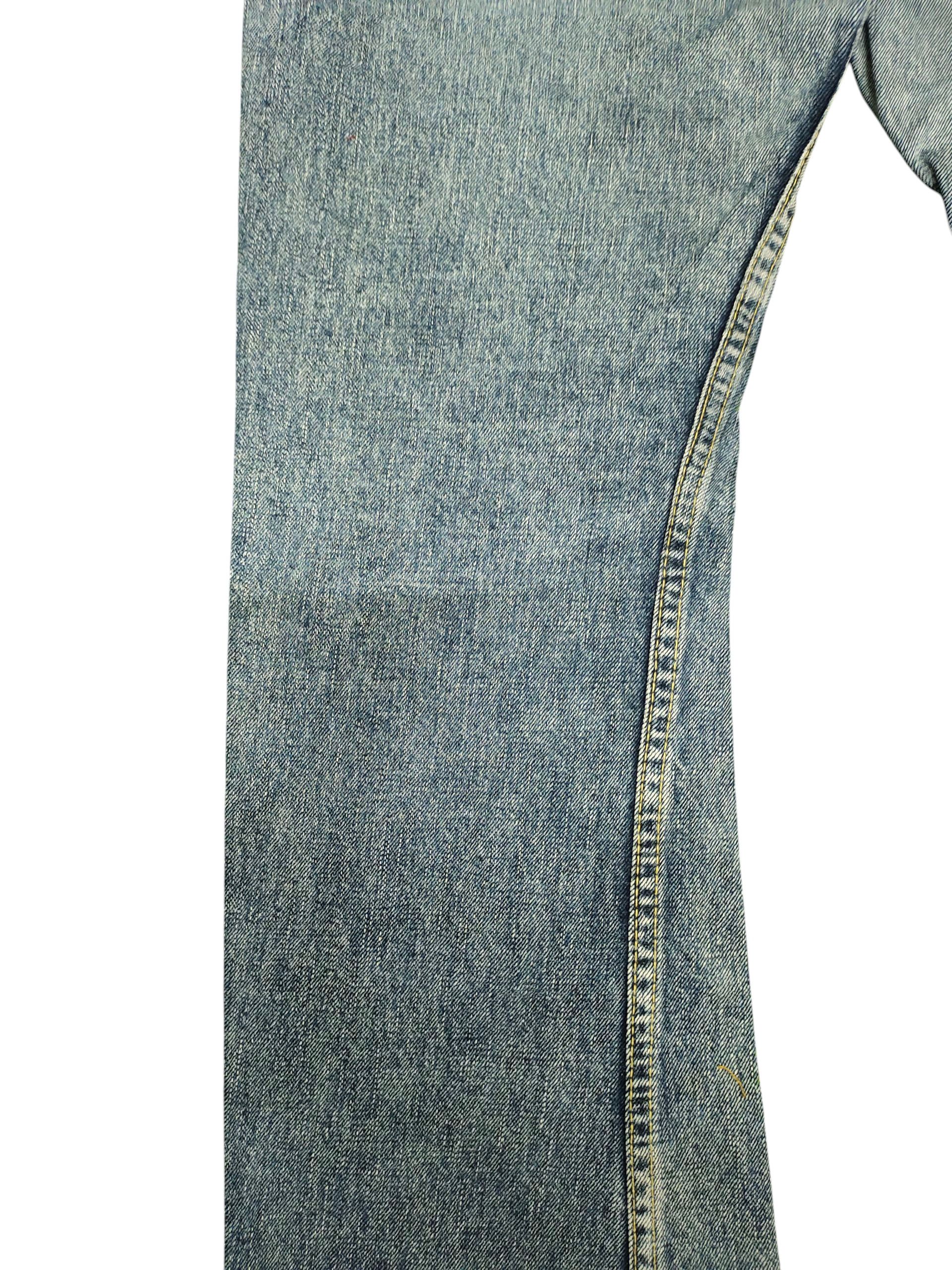 Hysteric Glamour Flare Jeans CEI Selvedge Clawmark Distress Faded Bootcut Y2k Size US 33 - 5 Thumbnail