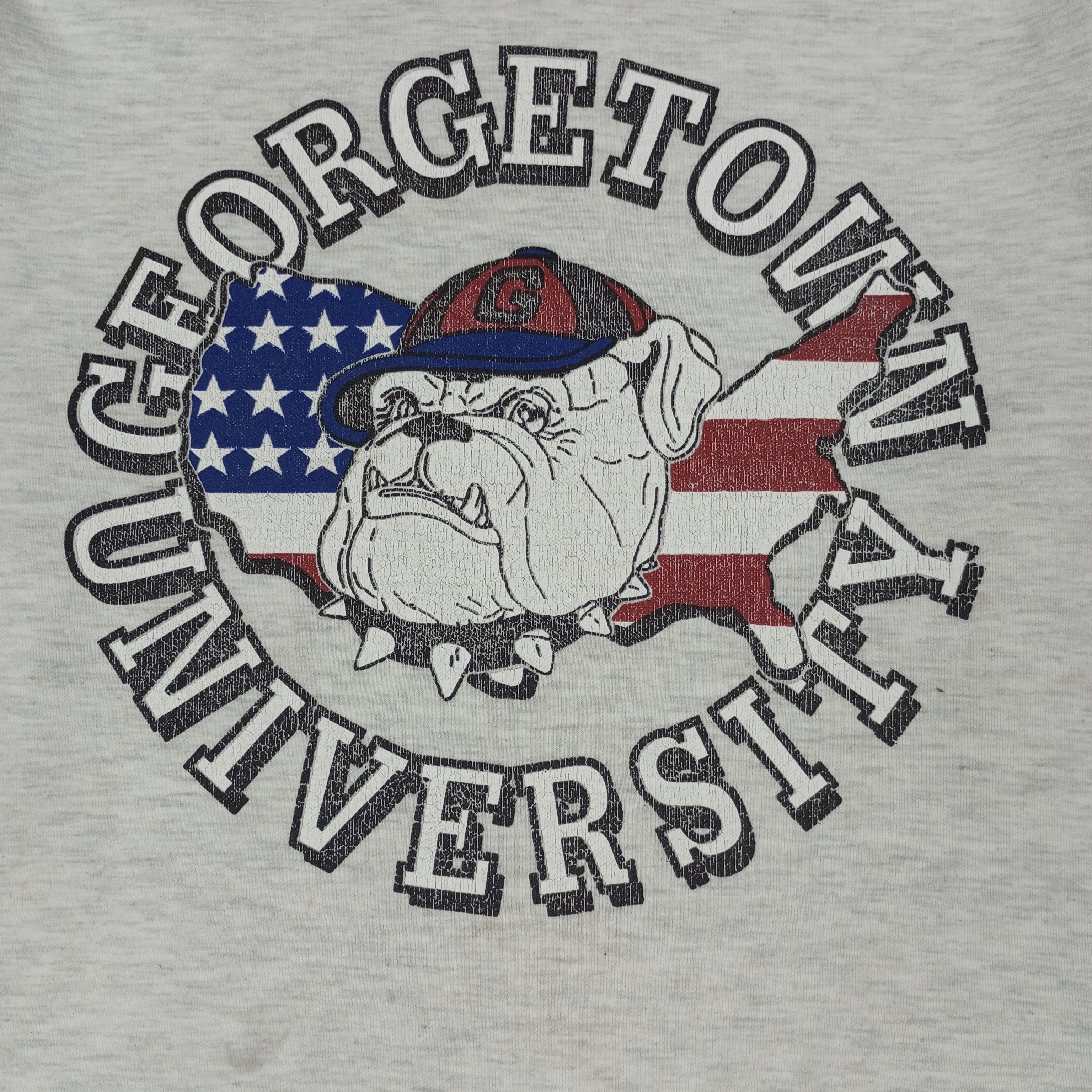Vintage University Georgetown Sweatshirt c215n8 Size US S / EU 44-46 / 1 - 2 Thumbnail
