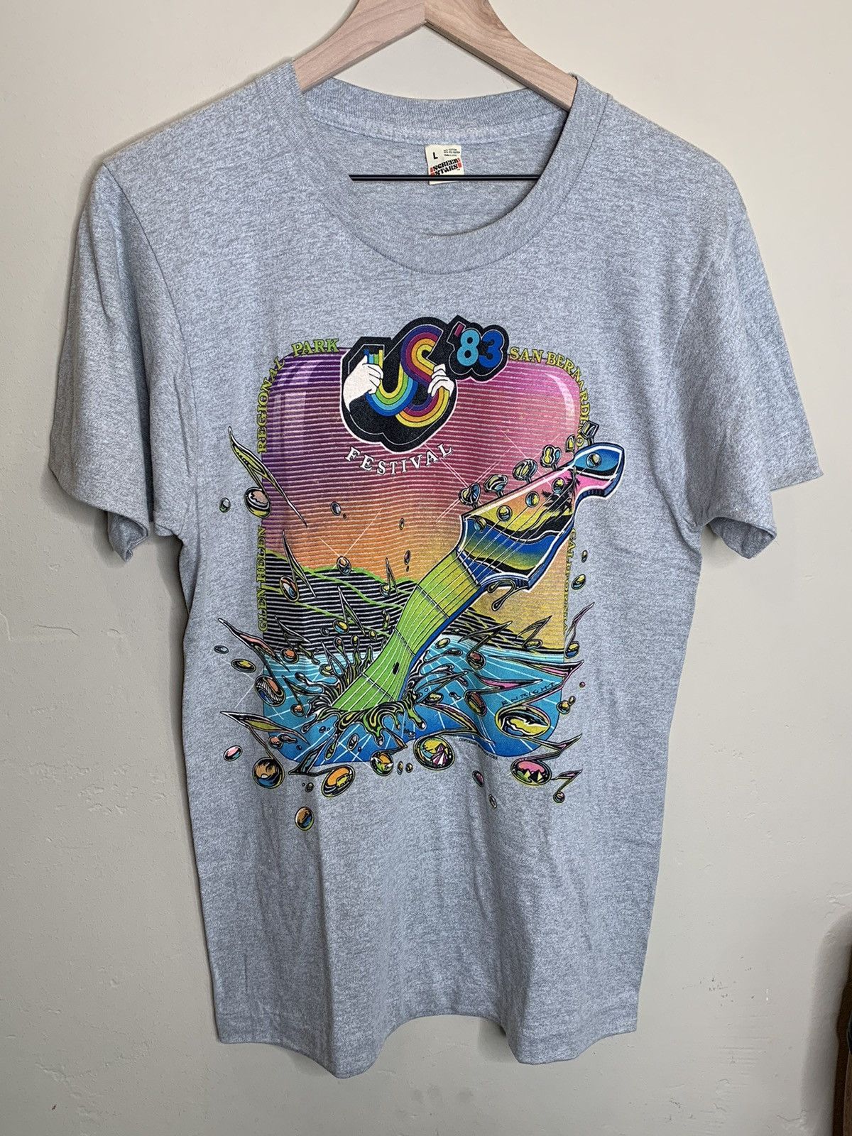 *RARE* Vintage US ‘83 Festival Concert Tour Band Music Shirt
