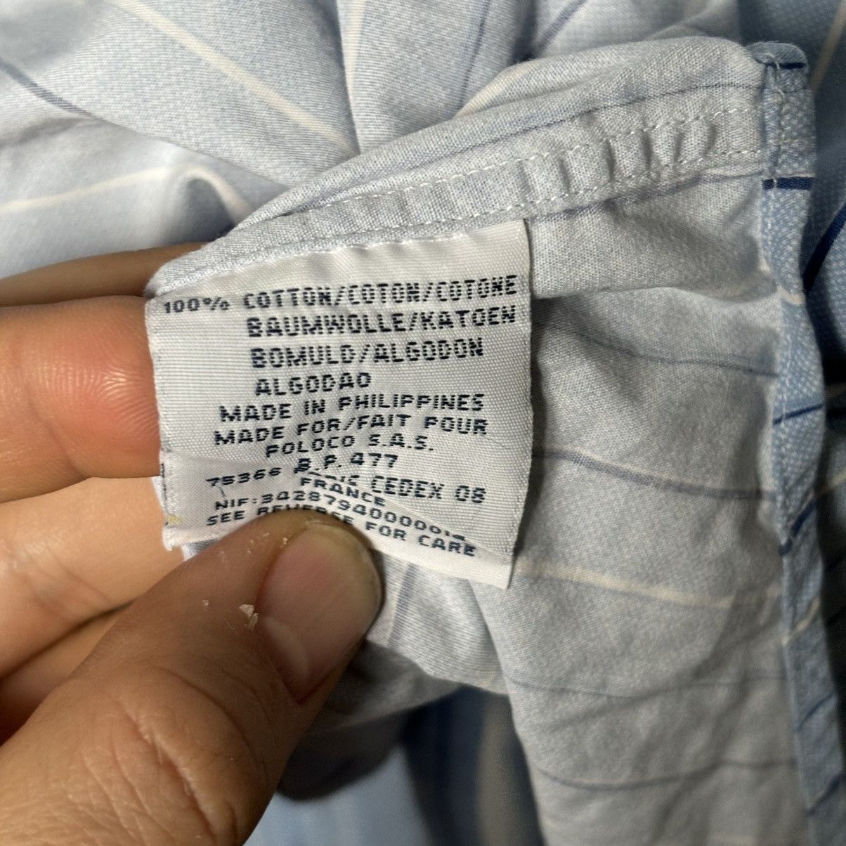 Polo Ralph Lauren Polo Ralph Lauren shirt button up blue xxl vintage rare Size US XXL / EU 58 / 5 - 6 Thumbnail