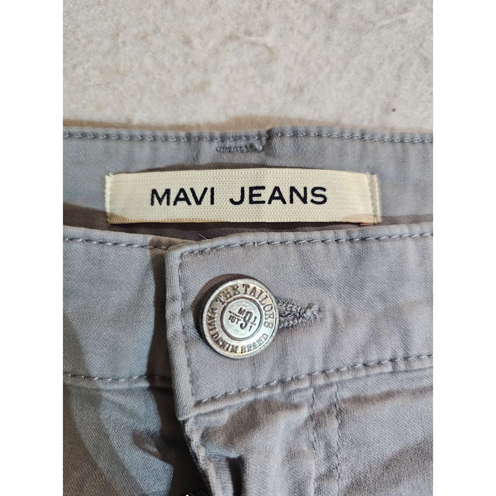 Mavi Mavi Matt Relaxed Straight Jeans Gray Denim Pants Stretch Mens 46/32 Regular 5-Pocket City Preppy School Size US 30 / EU 46 - 3 Thumbnail