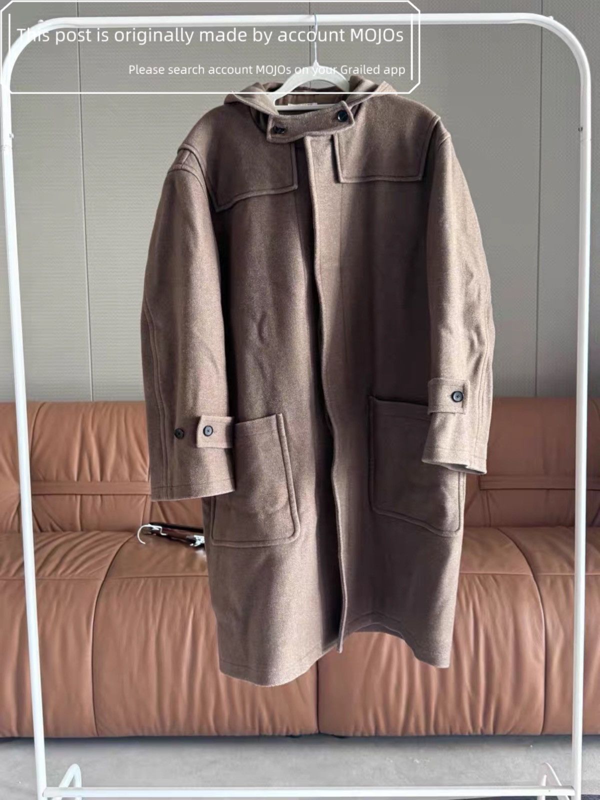 Auralee Sz 3 Auralee Mix Blend Wool Parka Coat mojos1345 Size US L / EU 52-54 / 3 - 1 Thumbnail
