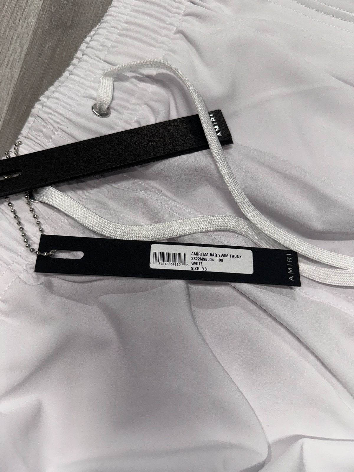 Amiri Amiri MA Bar Swim Trunks White Size US 28 / EU 44 - 5 Thumbnail