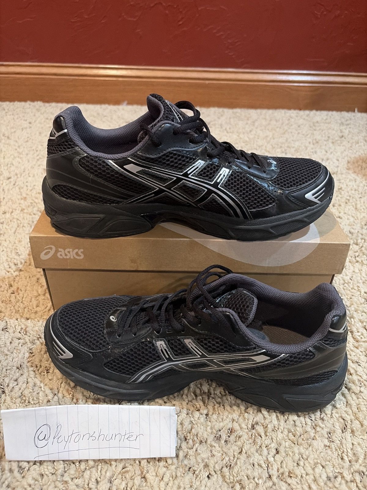 Asics Black/Pure Silver Asics Size US 11 / EU 44 - 4 Thumbnail