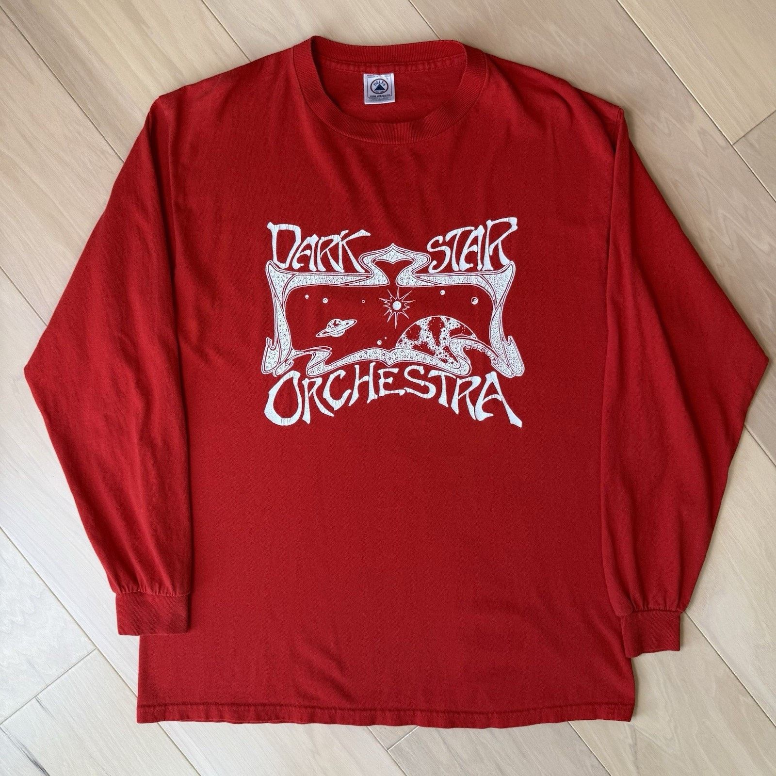 Vintage Vintage Dark Star Orchestra Shirt Large Red 90s Music LS Size US L / EU 52-54 / 3 - 3 Thumbnail