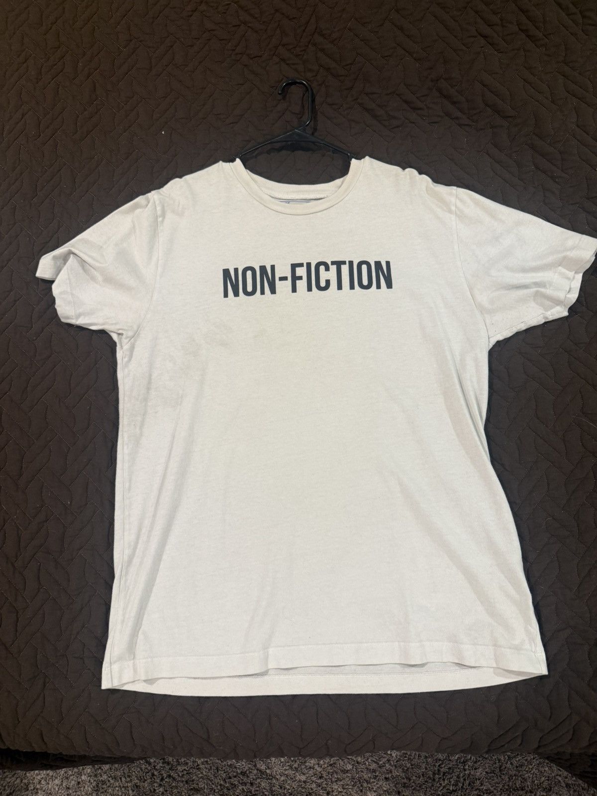 Off-White Off White Non Fiction Tee Size US XL / EU 56 / 4 - 1 Thumbnail