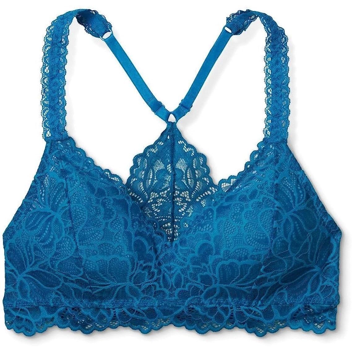 Target Basics Xhilaration | Women's Racerback Lace Bralette Bra | Small Size ONE SIZE - 2 Thumbnail