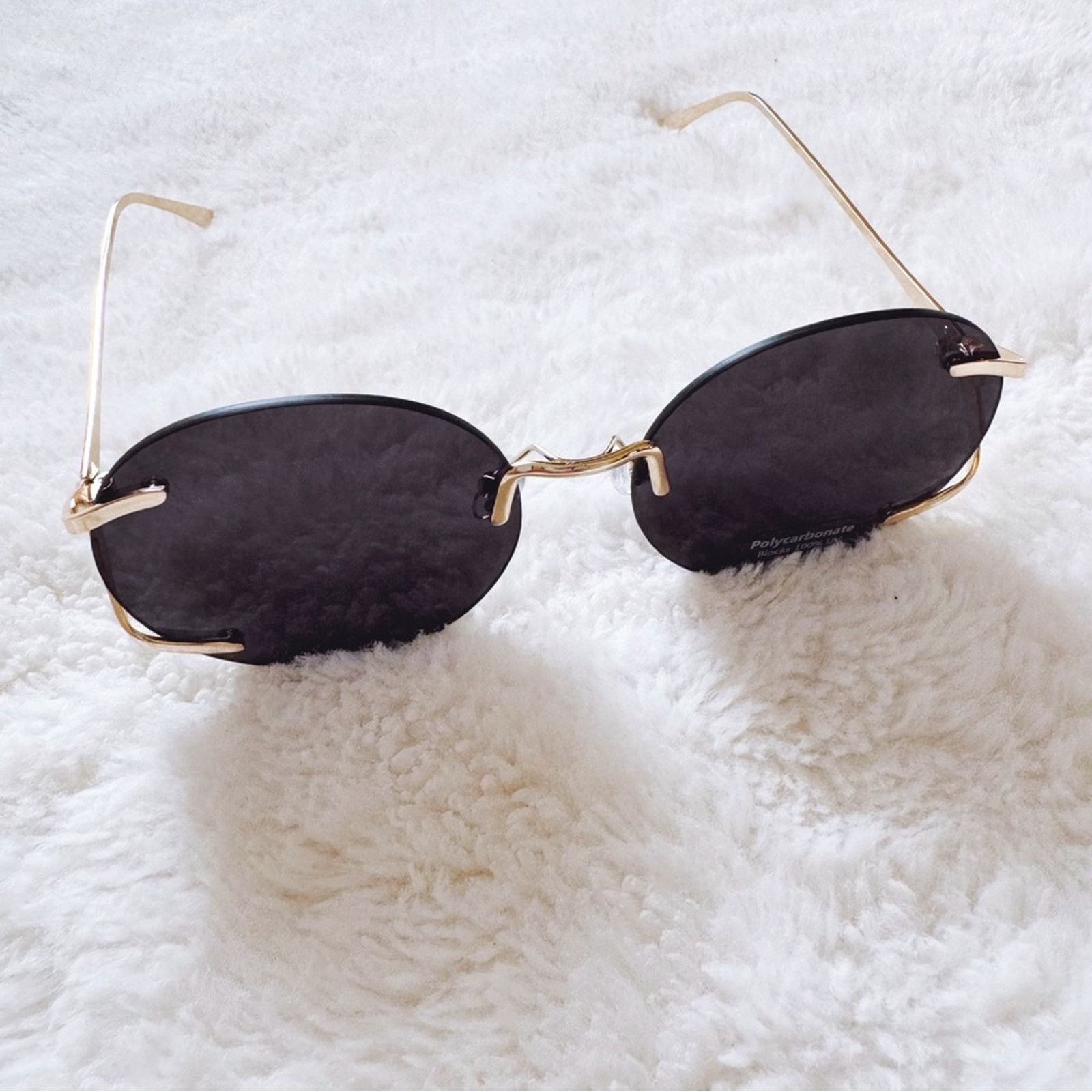 Other Ruth Black Round Metal Sunglasses Size ONE SIZE - 6 Thumbnail