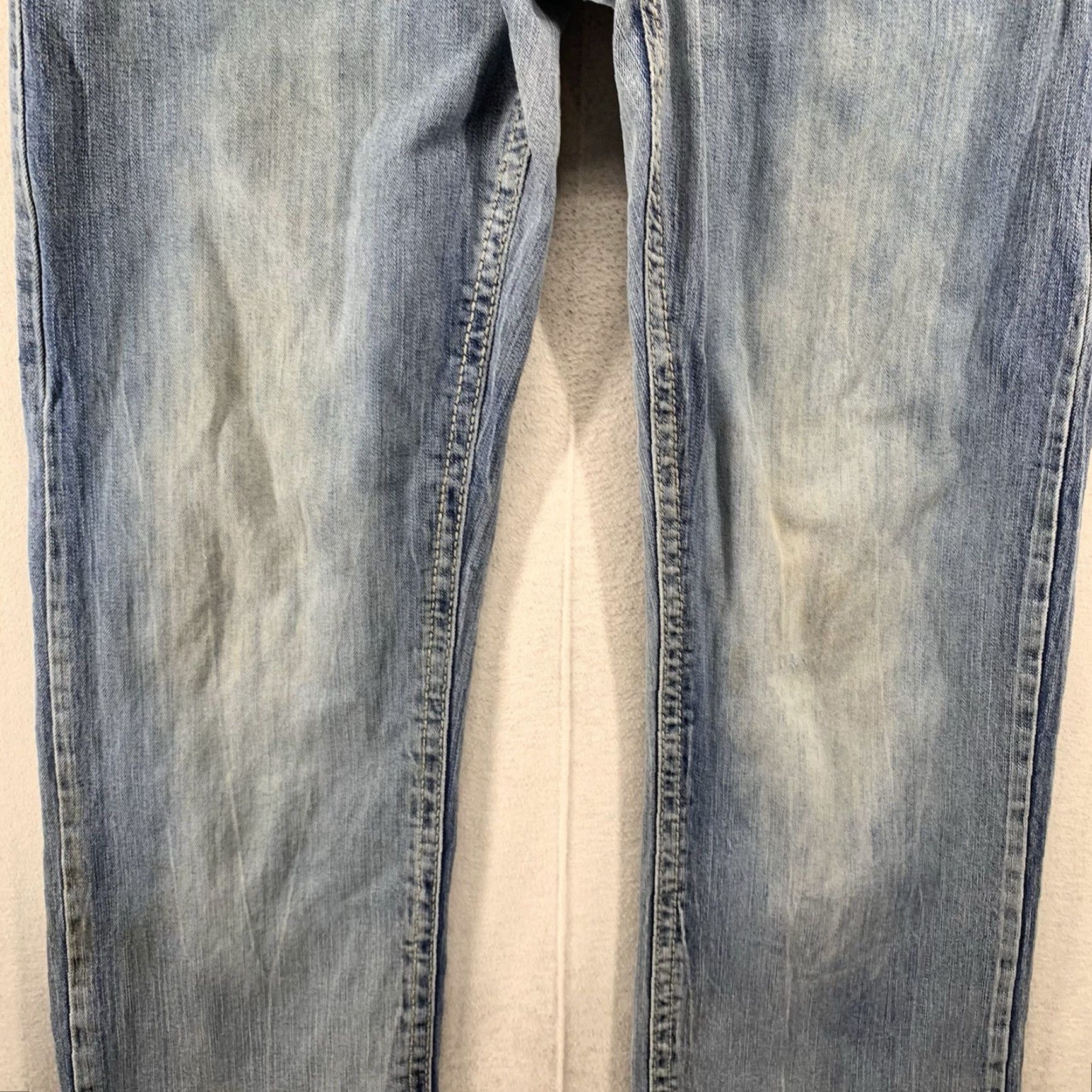 Vintage VINTAGE Axel Men's Jeans Size 32 x 32 Slim Boot Denim Distressed Rock Grunge 90s Mens Size US 32 / EU 48 - 7 Thumbnail