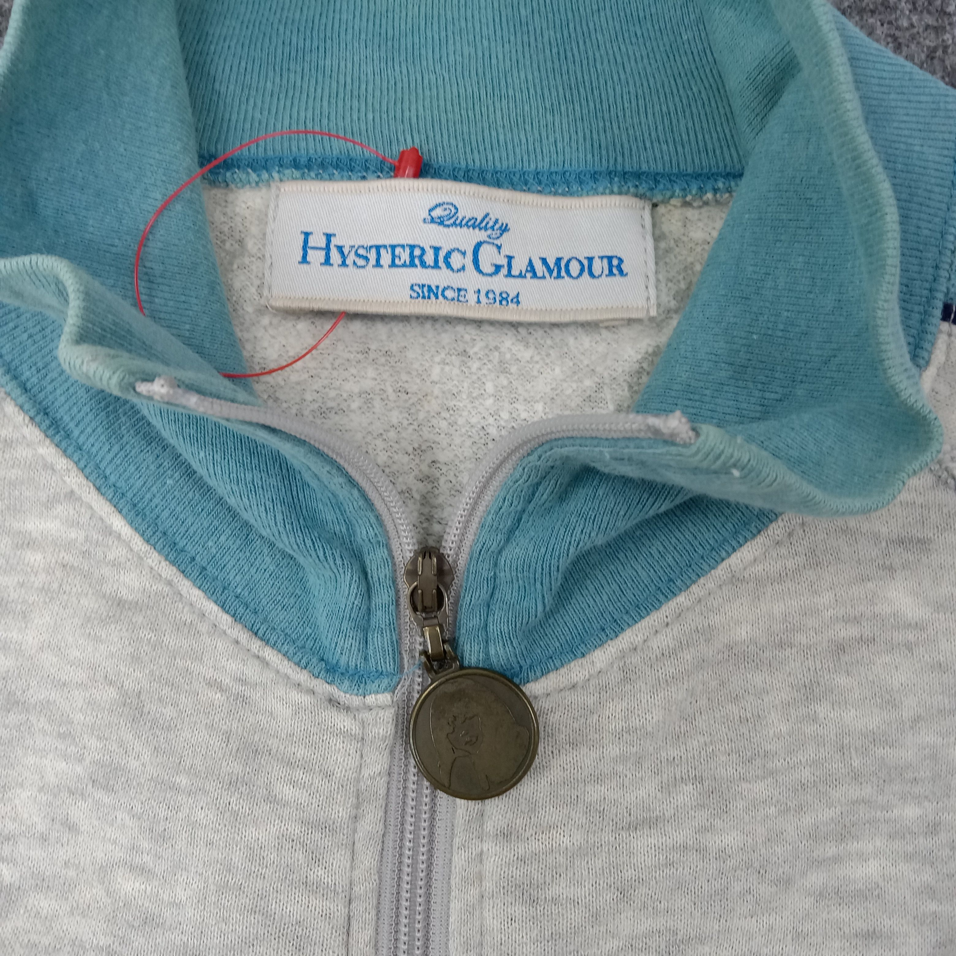 Hysteric Glamour Hysteric 20 Japanese Brand Zipper Sweater Jacket C257N19 Size US XS / EU 42 / 0 - 7 Thumbnail