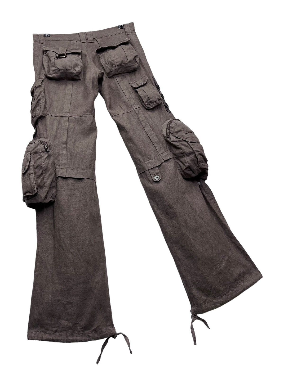 Attachment 🔥ENCHANTEMENT 3-D Multipocket Cotton Linen Cargo GOA Style Size 29" - 5 Thumbnail