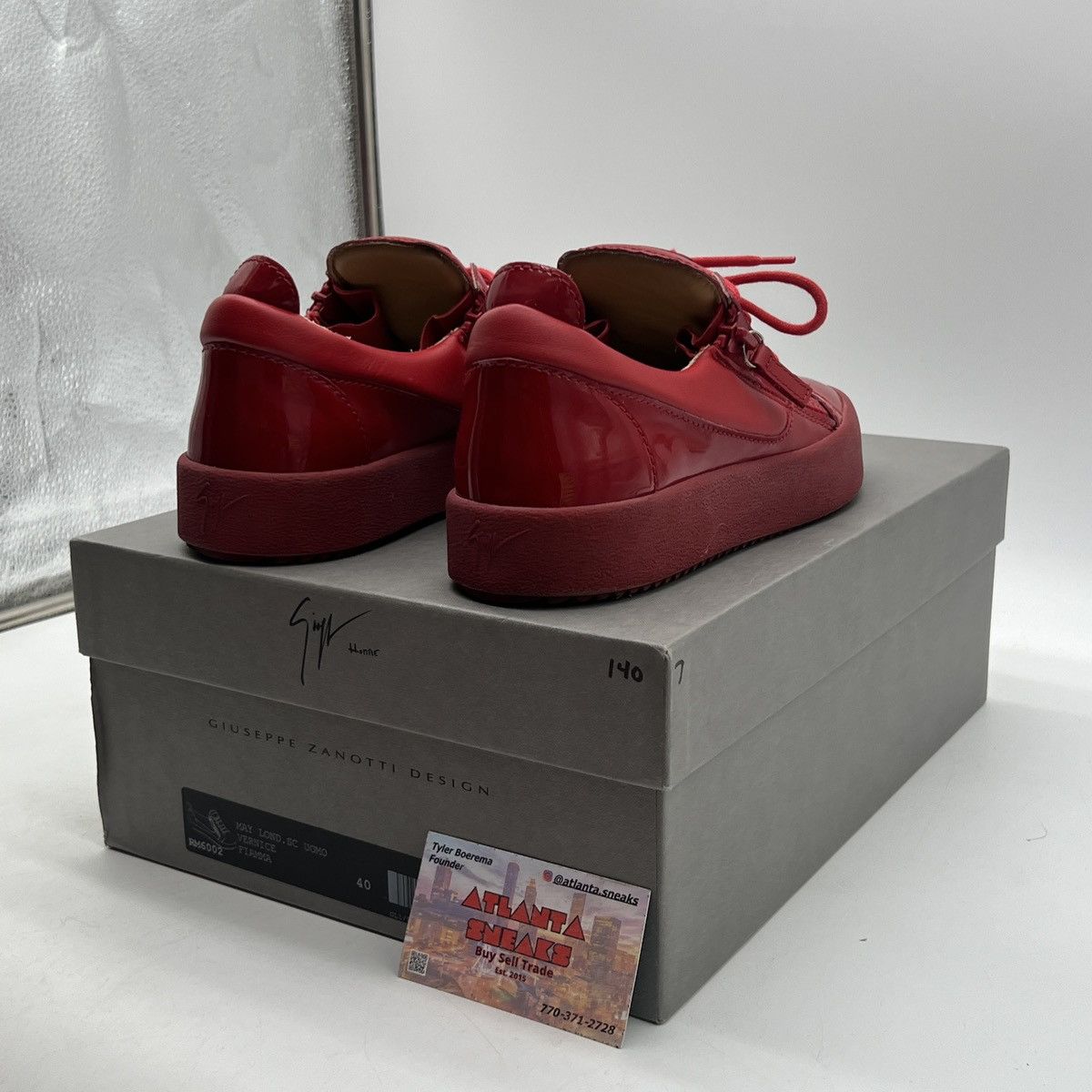 Giuseppe Zanotti Giuseppe Zanotti Men's Low Top Sneakers Size US 7 / EU 40 - 6 Thumbnail