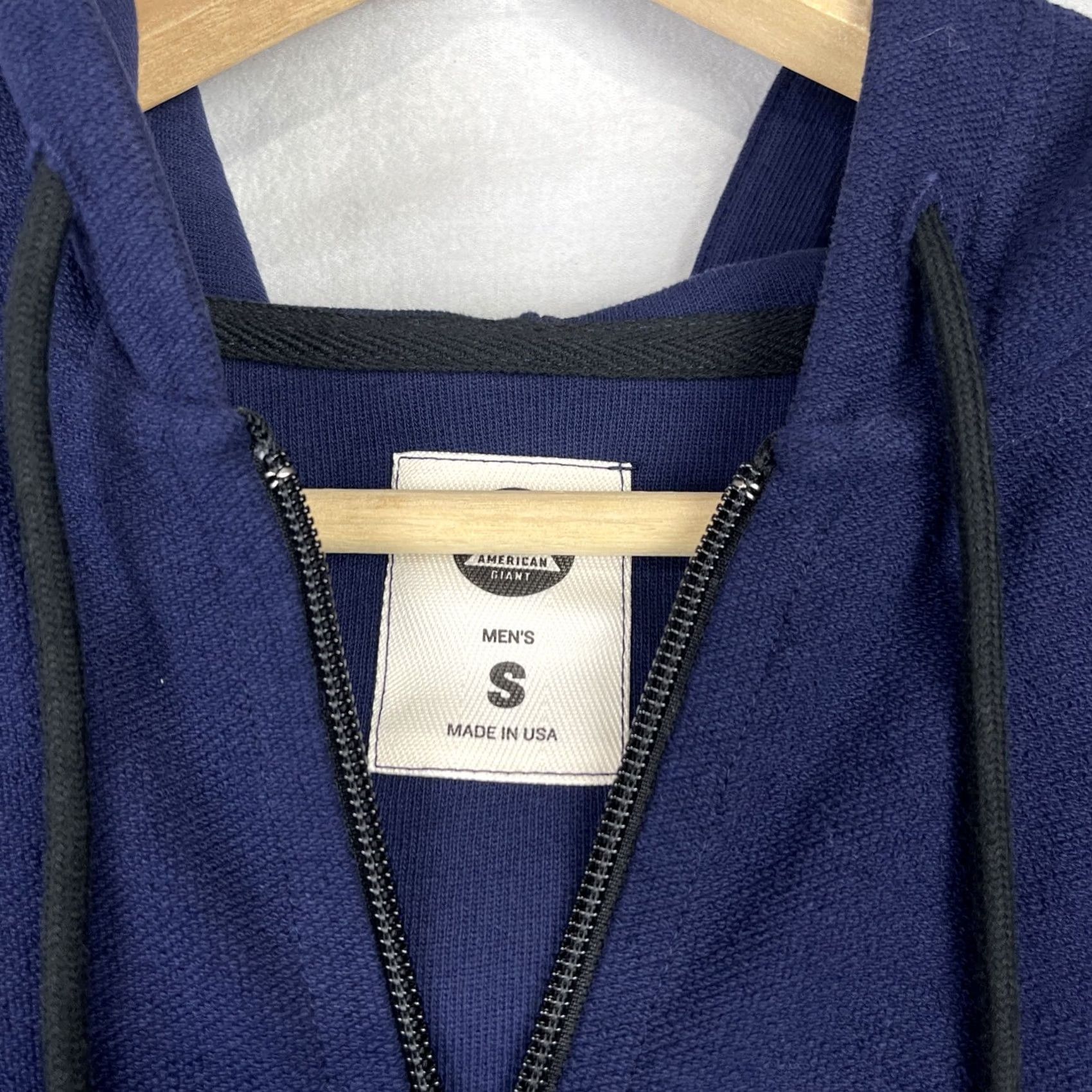 Vintage VINTAGE American Giant Hoodie Mens Small Navy Blue Zip Up Knit Heavyweight Made In USA Size US S / EU 44-46 / 1 - 5 Thumbnail