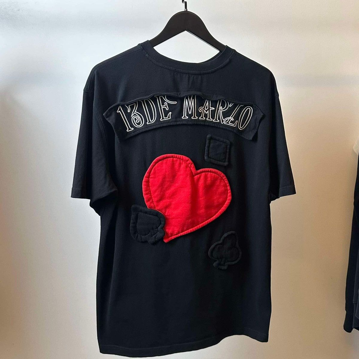 Designer × Other 13DE MARZO HEARTS BLACK T SHIRT Size US L / EU 52-54 / 3 - 3 Thumbnail