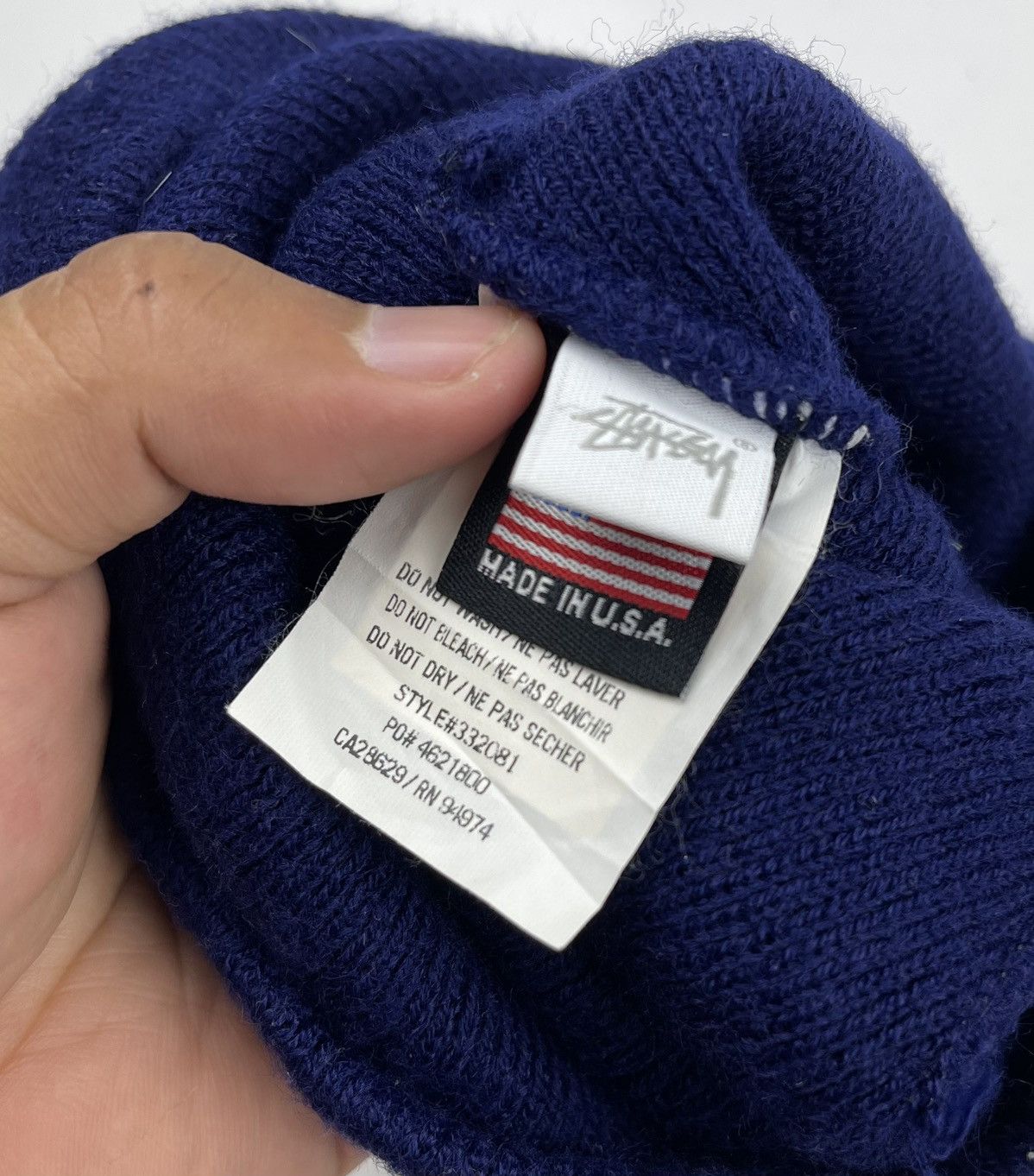 Stussy super rare upside down mirror logo stussy beanie hat tc4 Size ONE SIZE - 6 Thumbnail