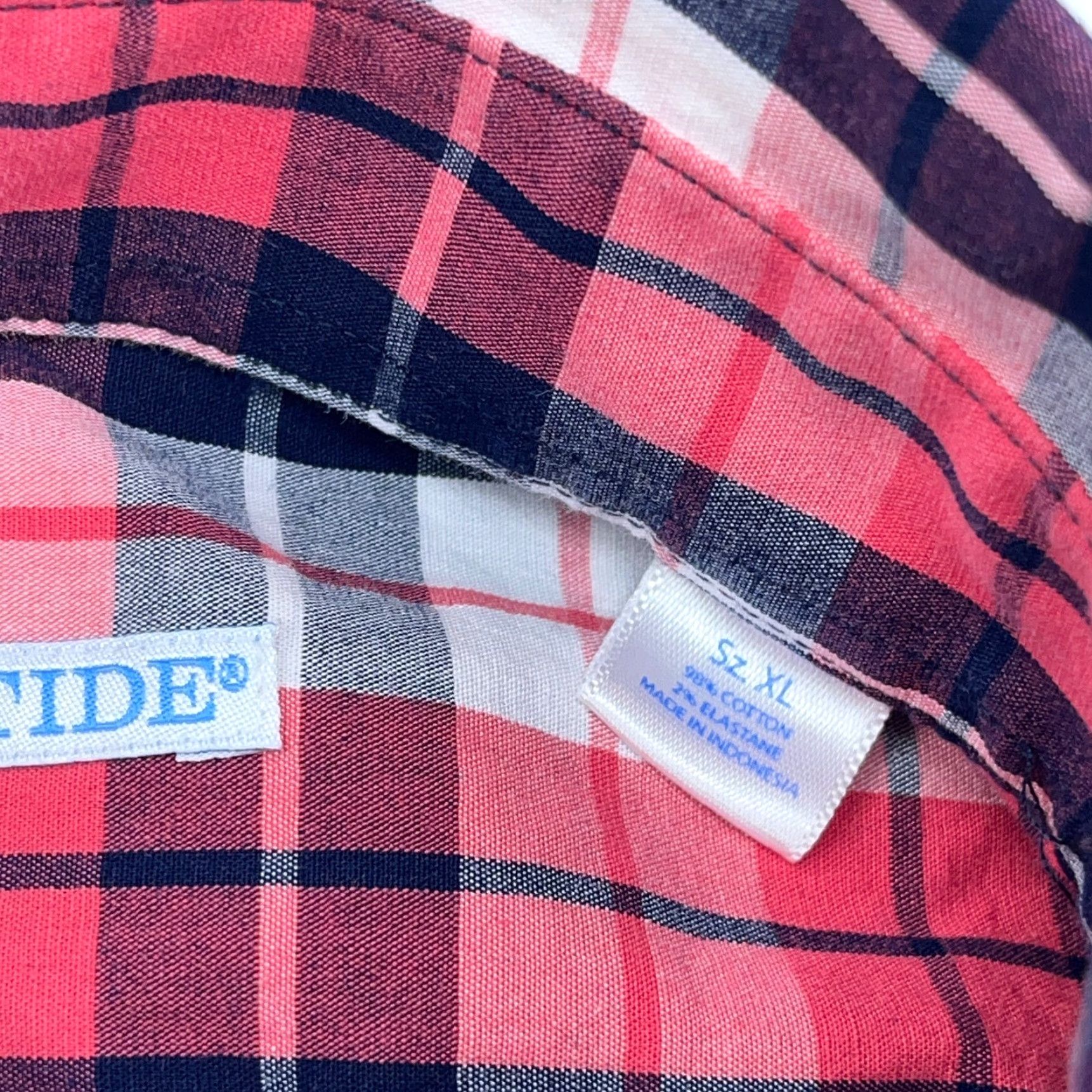 Southern Tide Southern Tide Shirt Men XL Pink Plaid Button-Up Fish Poplin Cotton Stretch Size US XL / EU 56 / 4 - 6 Thumbnail