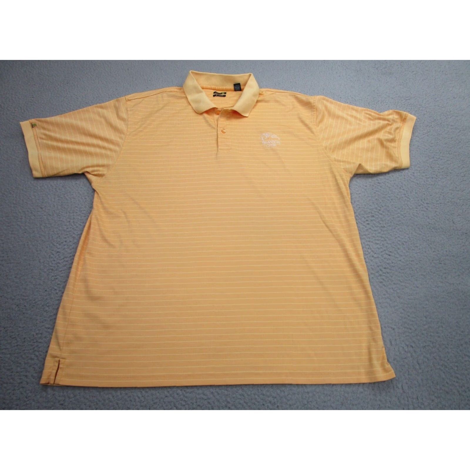Izod IZOD Brand Polo Shirt Mens 2XL Yellow Branson Creek Country Club Golf Resort Course Size US XXL / EU 58 / 5 - 2 Thumbnail