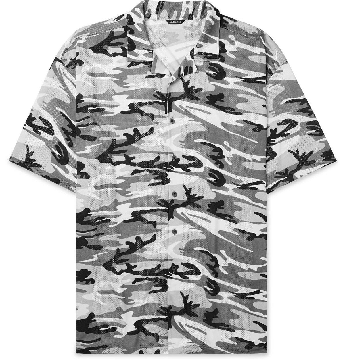 Balenciaga o1y1224 Short Sleeves Shirt in Multicolor Size US M / EU 48-50 / 2 - 1 Thumbnail