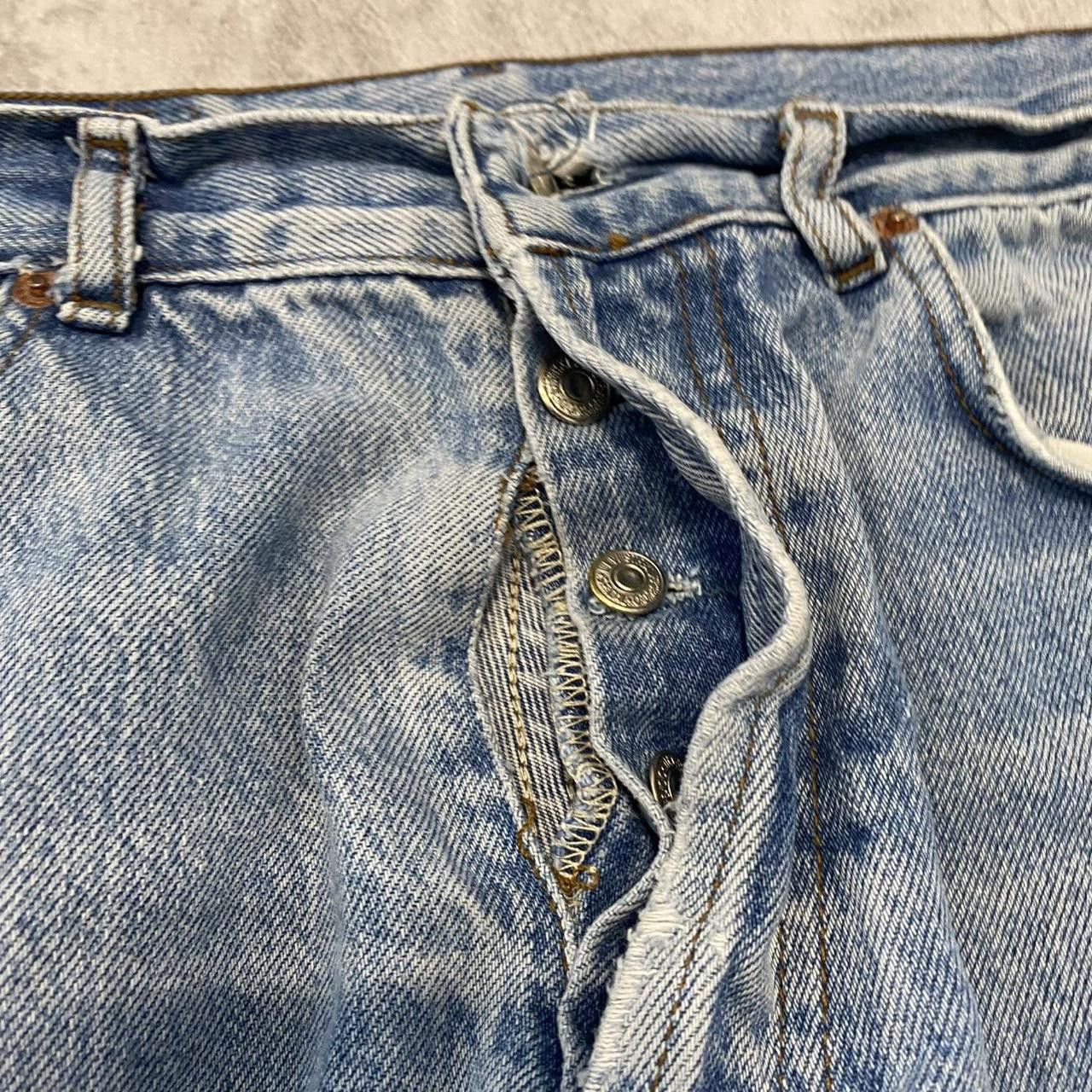 Levi's Blue vintage Levi's 501 jeans vintage y2k rock metal 2000s Size US 34 / EU 50 - 5 Thumbnail
