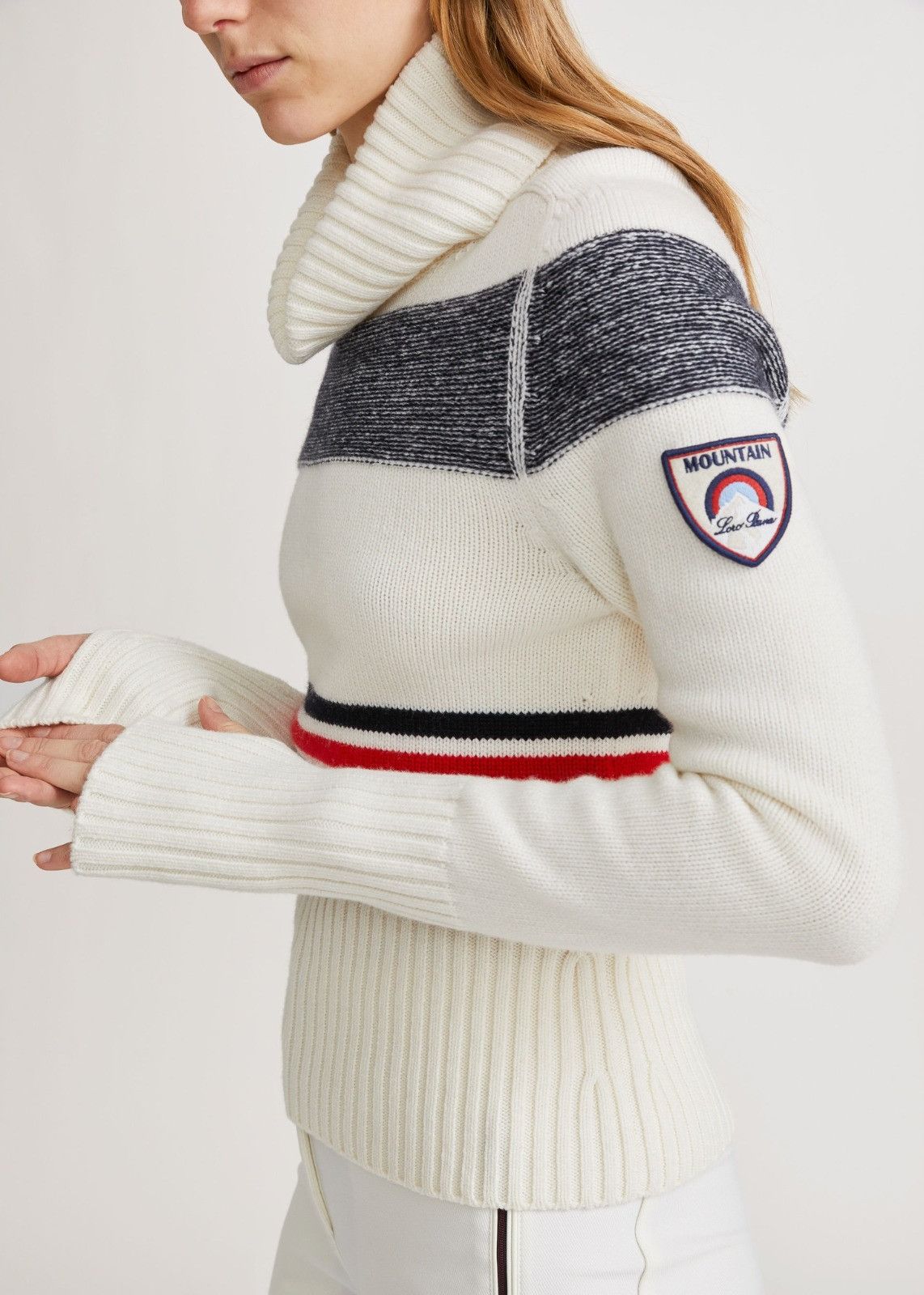 Loro Piana o1srvl11e0125 Courmayeur Turtleneck Sweater in Multicolor Size L / US 10 / IT 46 - 4 Thumbnail