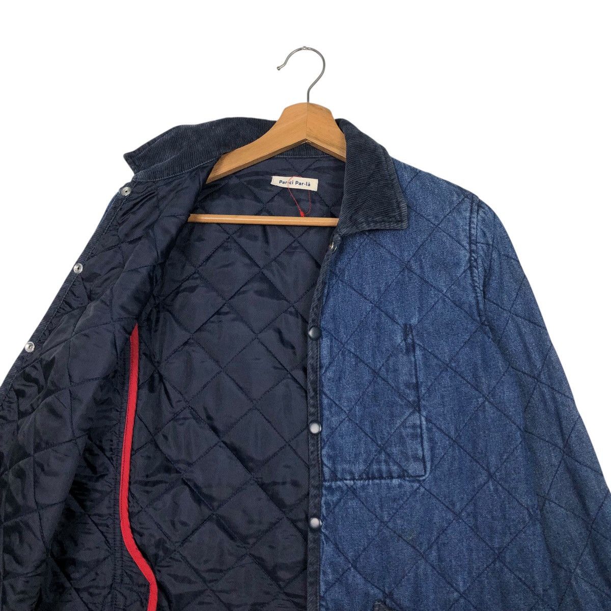 Blue Blue Japan 📌Vintage Indigo Denim Jacket Quilted Par Ci Par La Japan Size US M / EU 48-50 / 2 - 13 Thumbnail