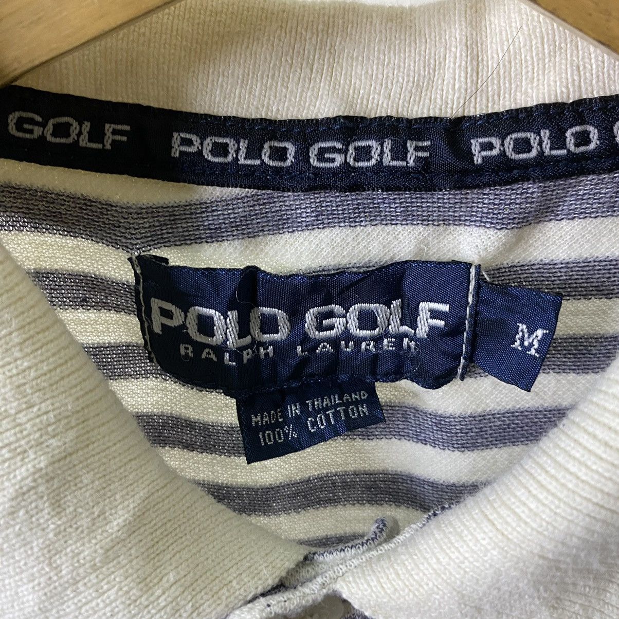 Polo Ralph Lauren Vintage Polo Golf Ralph Lauren Stripes Polo Tee Size US M / EU 48-50 / 2 - 3 Thumbnail