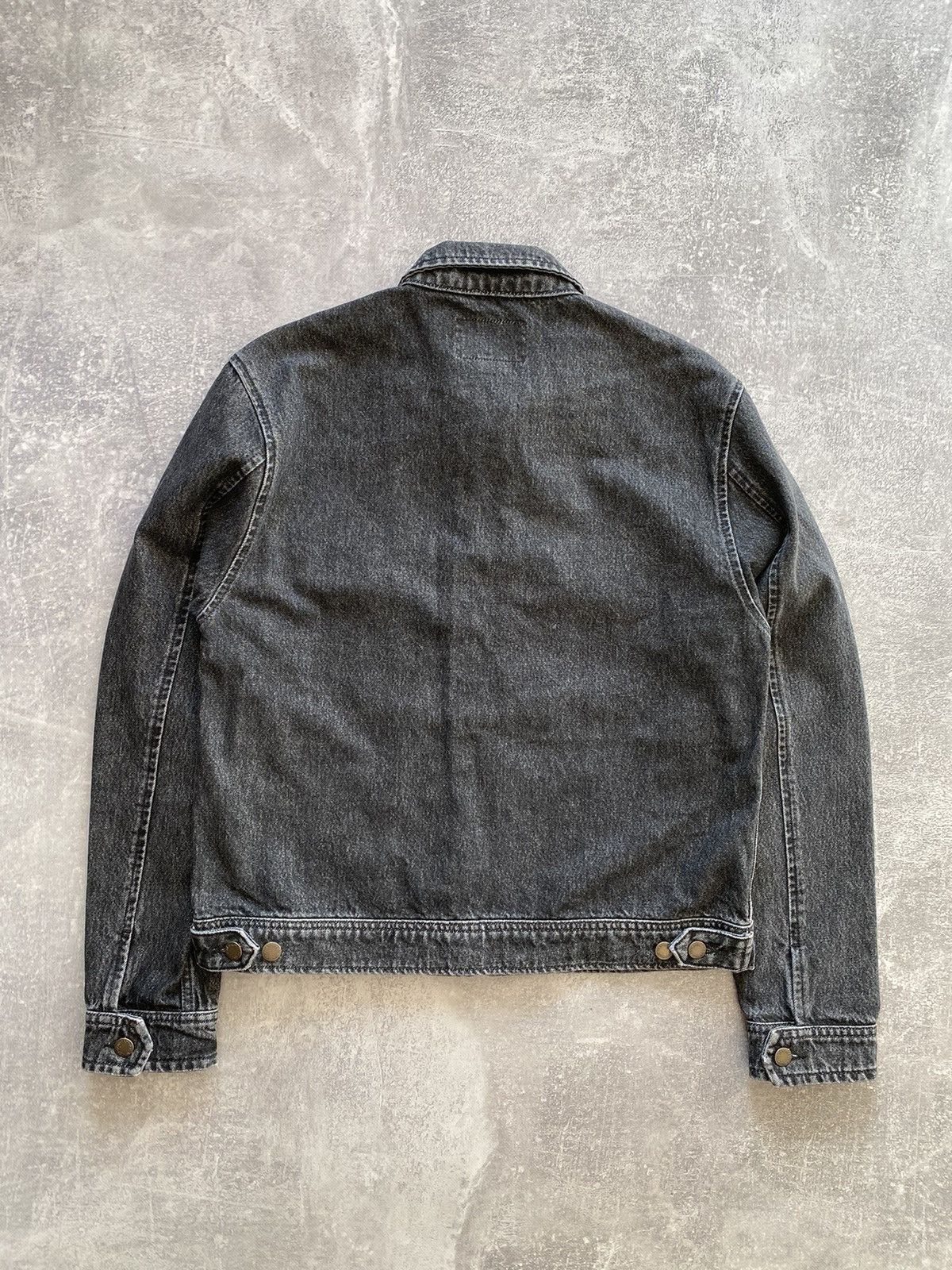 Japanese Brand × Vintage Vintage Pockets Denim Graphite Work Jacket Size US M / EU 48-50 / 2 - 10 Thumbnail