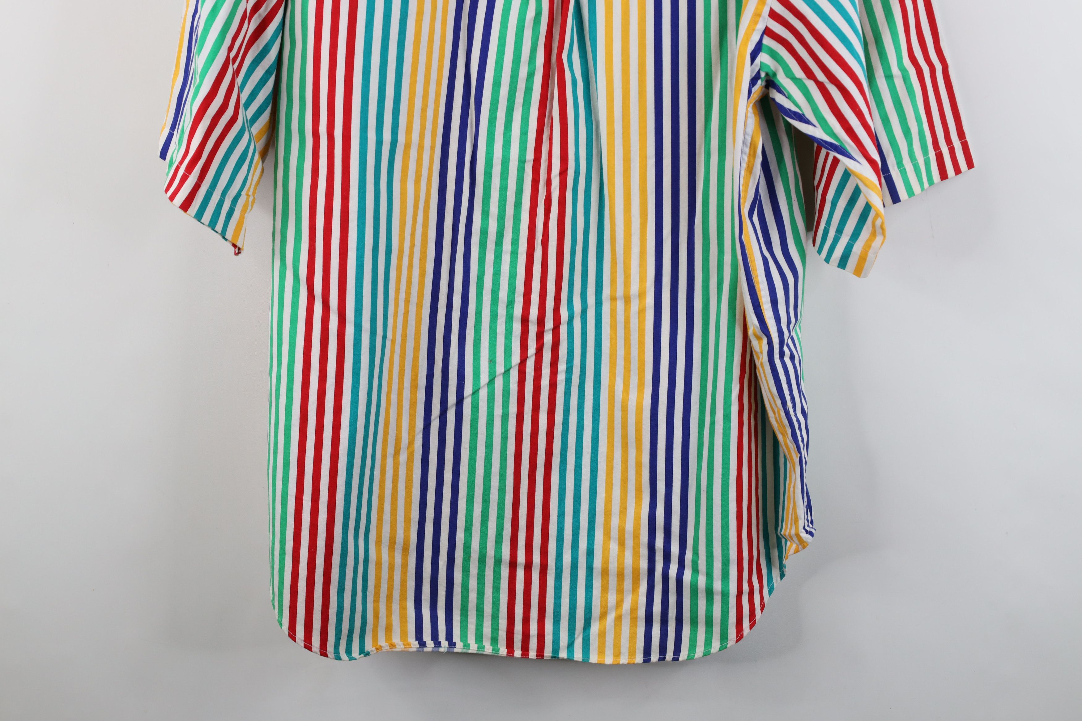 Vintage Vintage 90s Streetwear Baggy Fit Collared Button Shirt Size US L / EU 52-54 / 3 - 12 Thumbnail