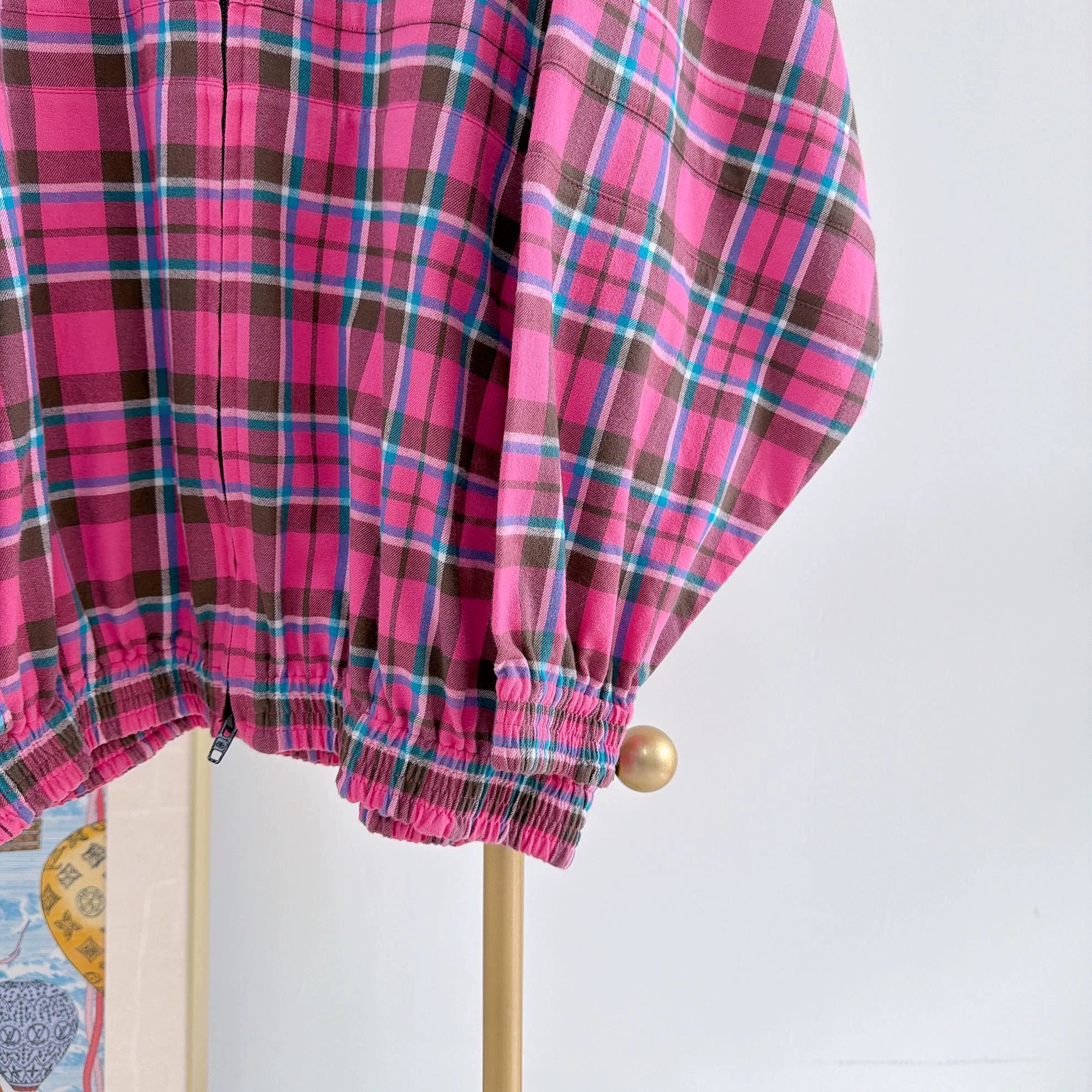 Balenciaga Balenciaga pink check jacket size 34 new with tags Size XXS / US 00 / IT 34 - 5 Thumbnail