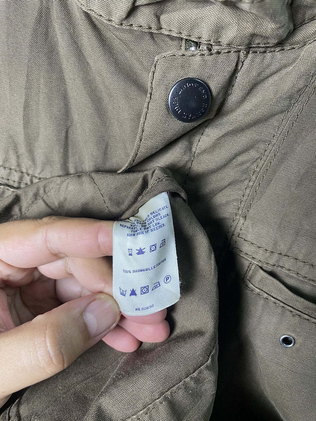 If Six Was Nine × Lands' End × Vintage Lands End Canvas Zipper Button Jacket Size US L / EU 52-54 / 3 - 10 Thumbnail