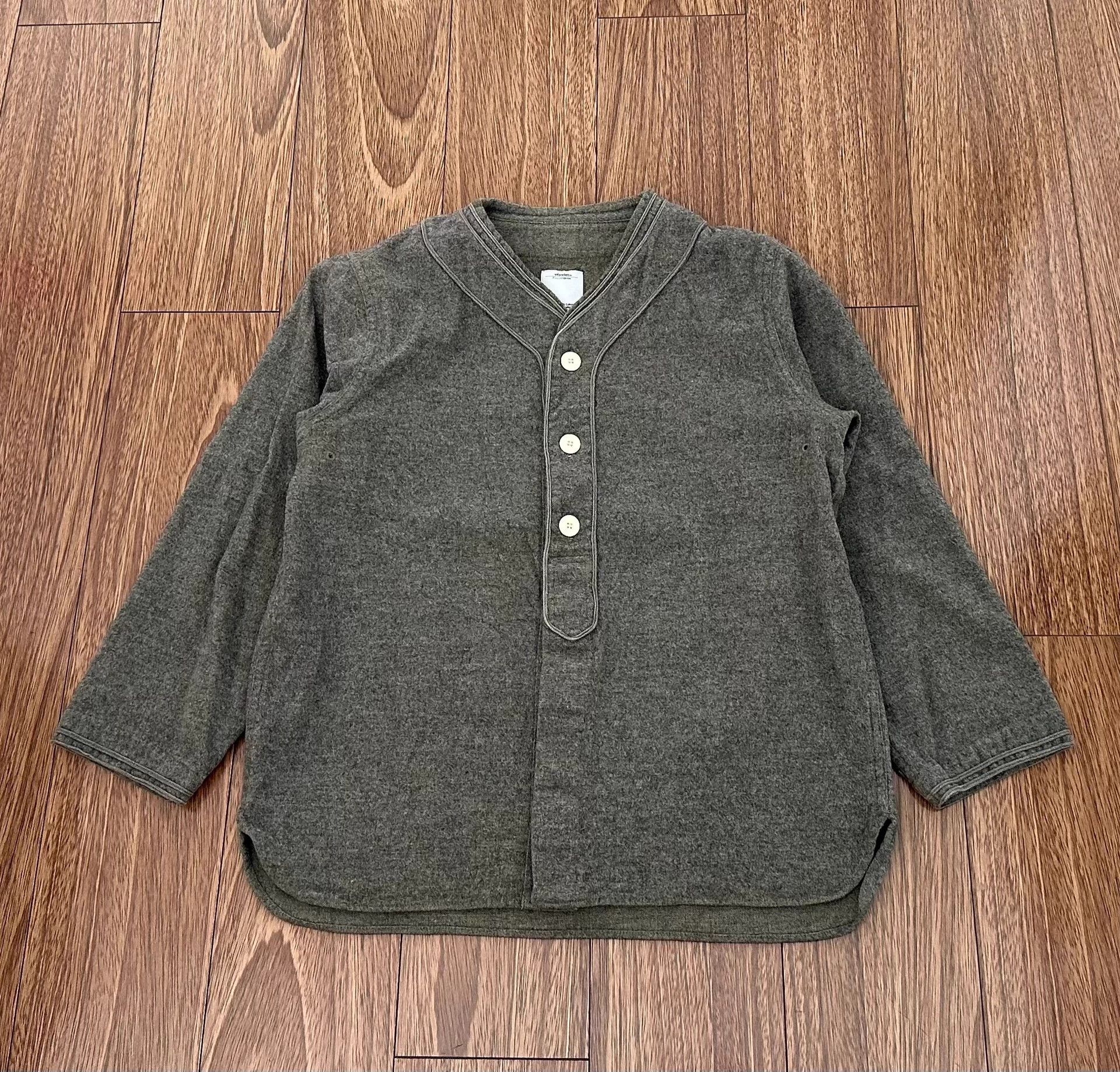 Visvim VISVIM Dugout LS Wool/Linen 17SS 2 Good Dry Cleaned Size US M / EU 48-50 / 2 - 1 Thumbnail