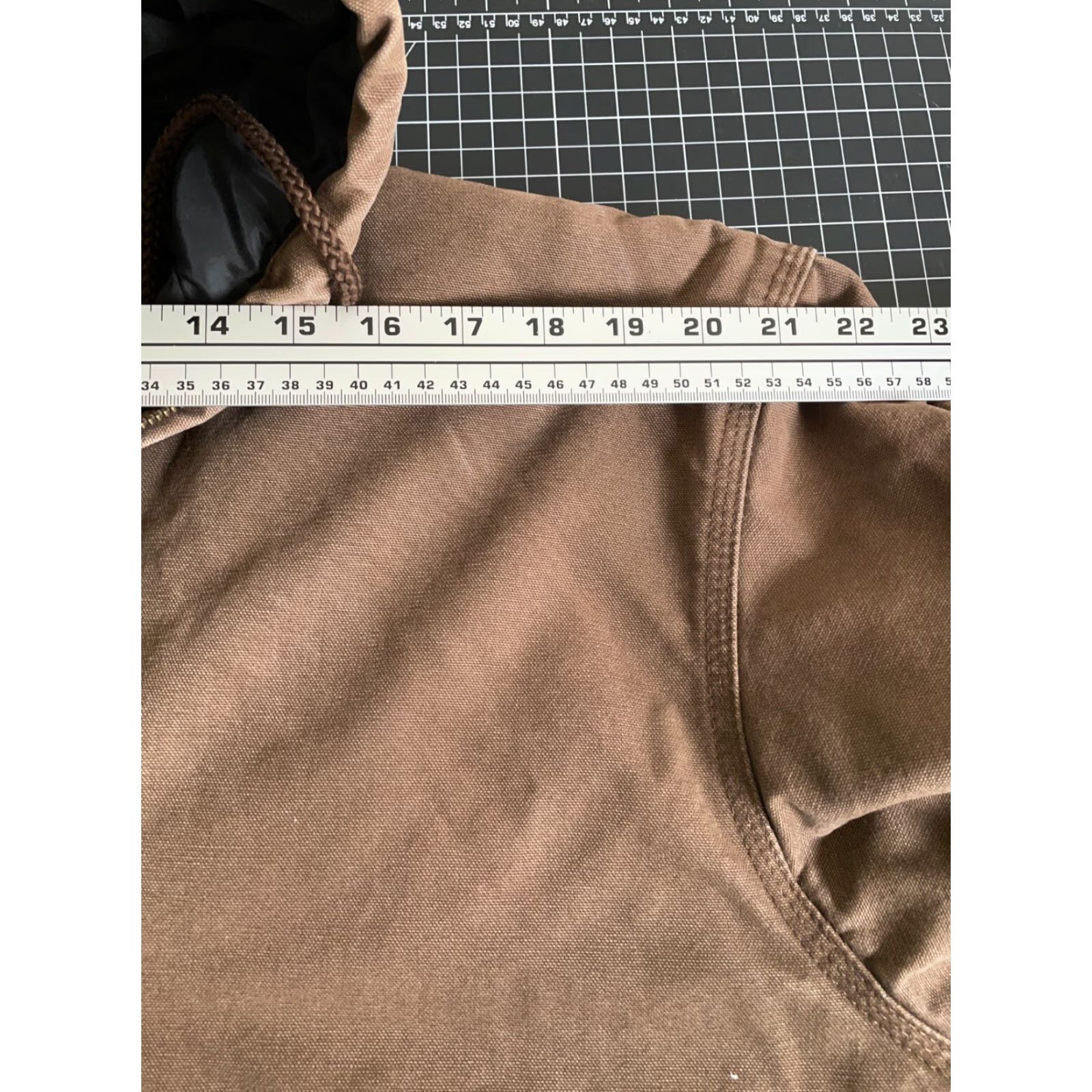 Vintage Berne Distressed Canvas Zip Up Jacket Adult Large Brown Hooded Jobsite 12 Size US L / EU 52-54 / 3 - 7 Thumbnail
