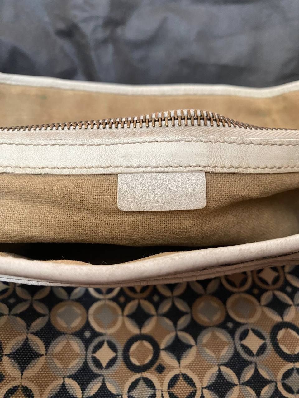 Celine 🔥 Celine Tote Bag Hand Ladies Boogie Navy Beige White Canvas Size ONE SIZE - 13 Thumbnail