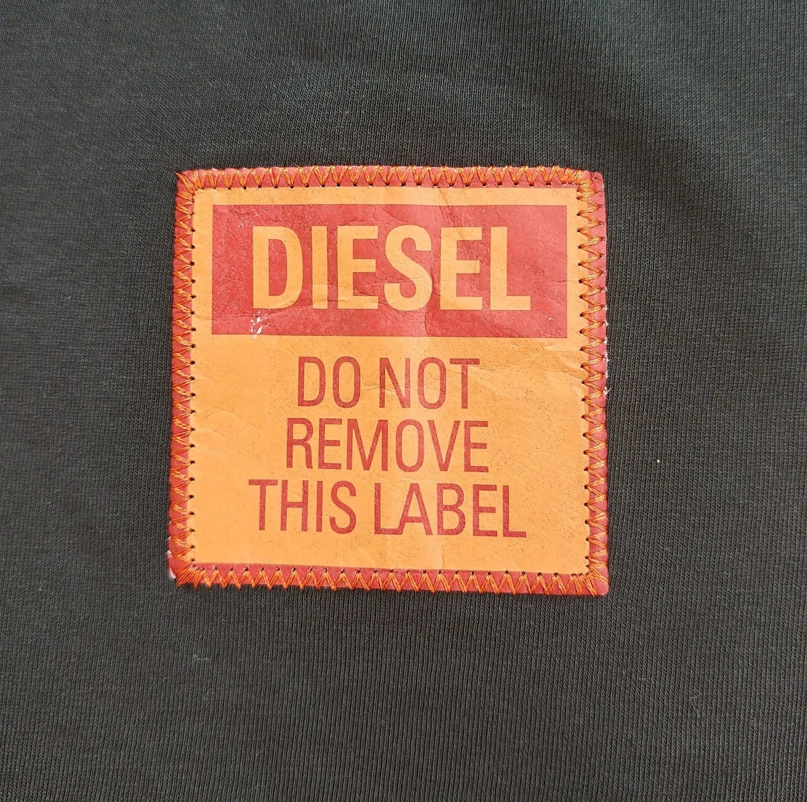Diesel DIESEL Black T-Shirt With Logo Patch T 4135 Size US M / EU 48-50 / 2 - 3 Thumbnail