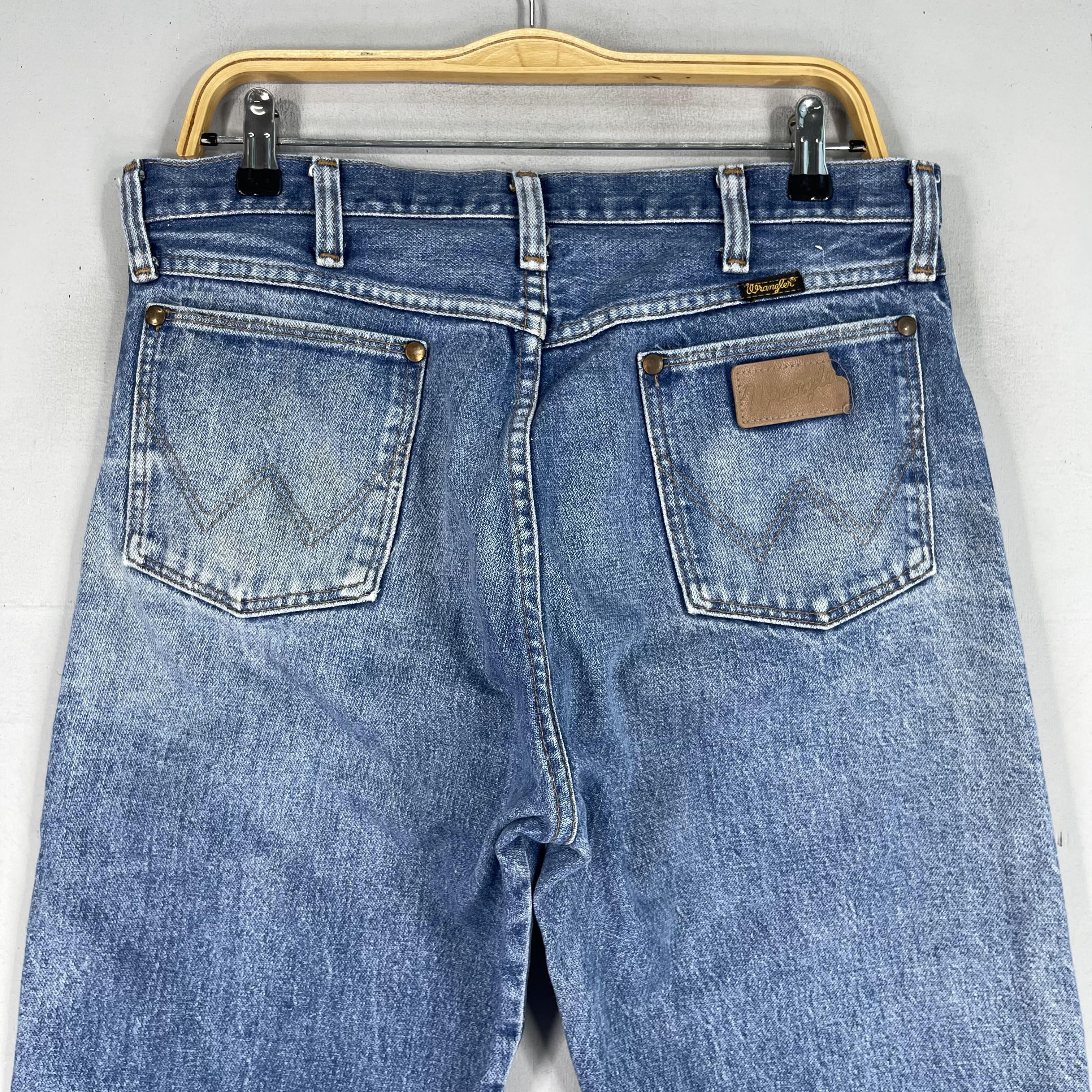 Vintage × Wrangler W32 L31 Vintage Wrangler Dirty High Rise Mid Wash Jeans Size US 32 / EU 48 - 8 Thumbnail