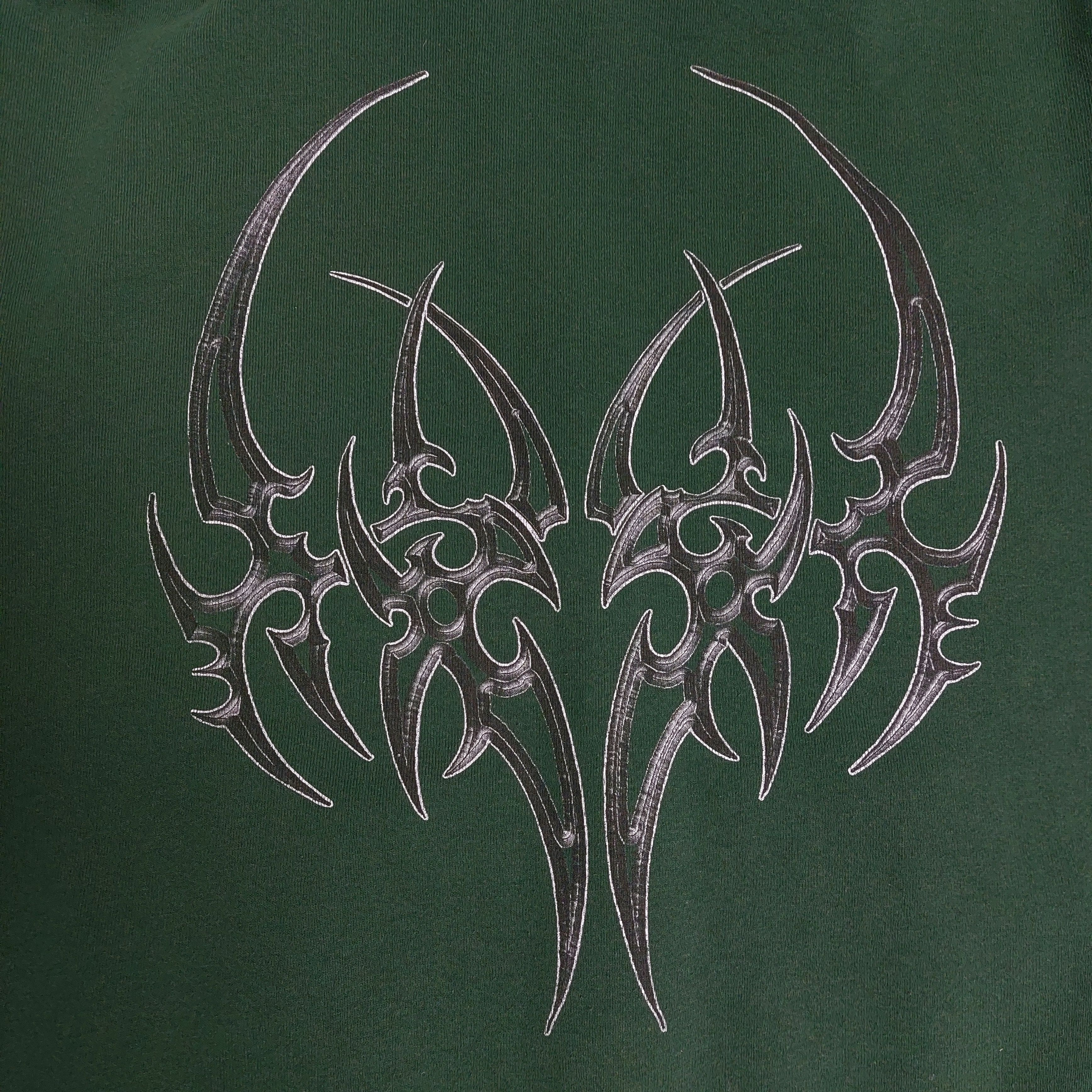 Vintage Vintage Y2K Tribal Tatoo Graphic hoodie Size US M / EU 48-50 / 2 - 2 Thumbnail
