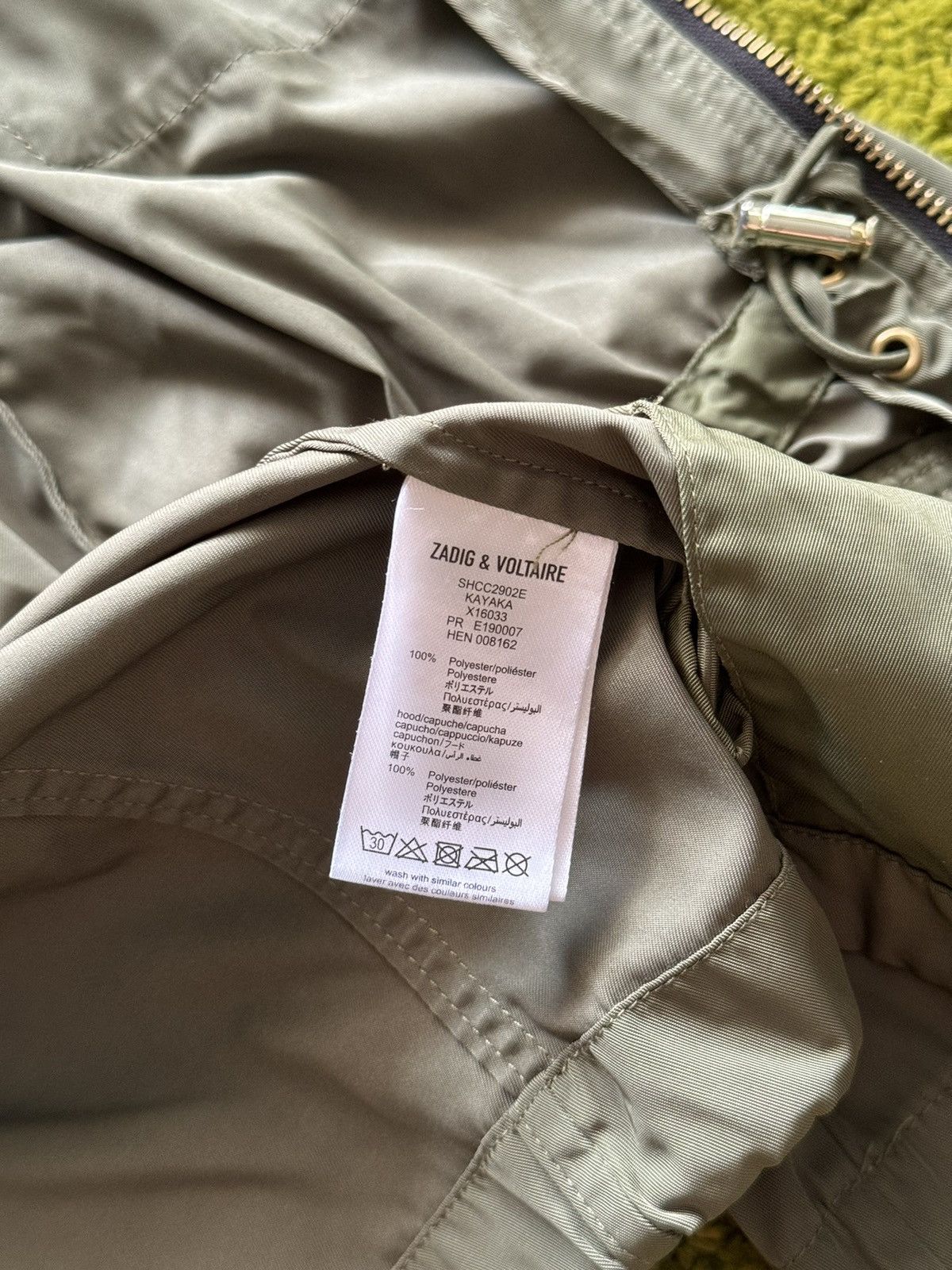 Designer × Zadig & Voltaire Zadig & Voltaire avant garde military style jacket Size XXS / US 00 / IT 34 - 9 Thumbnail