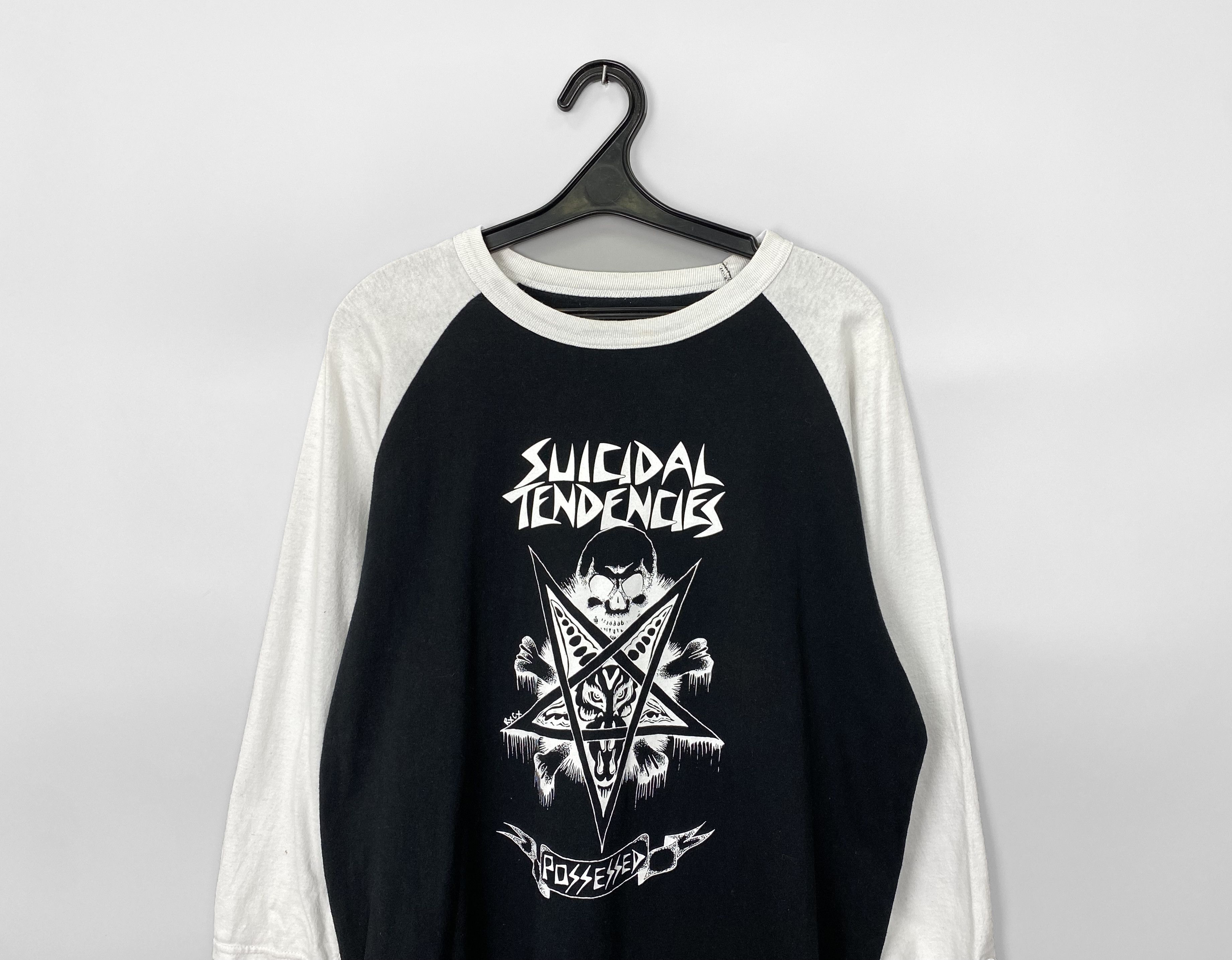 Band Tees Vintage Champion x Suicidal Tendencies Raglan Long Sleeves Size US L / EU 52-54 / 3 - 2 Thumbnail