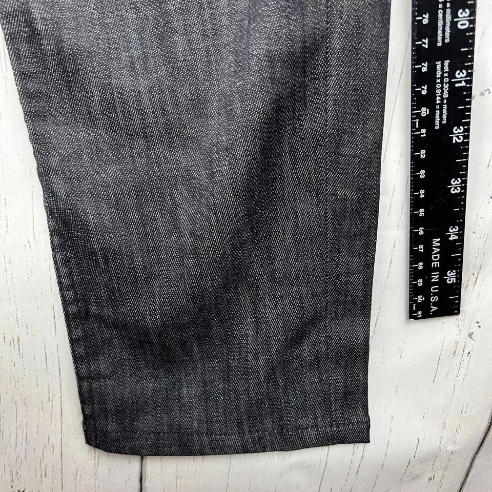 Hudson Hudson 29x30 Straight Fit Button Jeans Pants Denim Black Men Size US 29 - 7 Thumbnail
