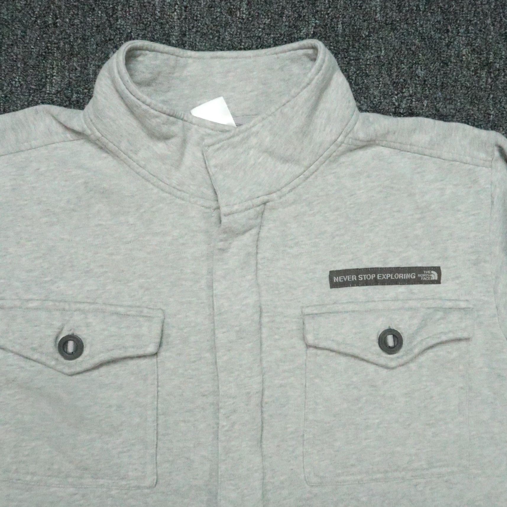 The North Face VINTAGE The North Face Jacket Mens XL Gray Sir Piko Field Chore Shacket XL Size US XL / EU 56 / 4 - 2 Thumbnail